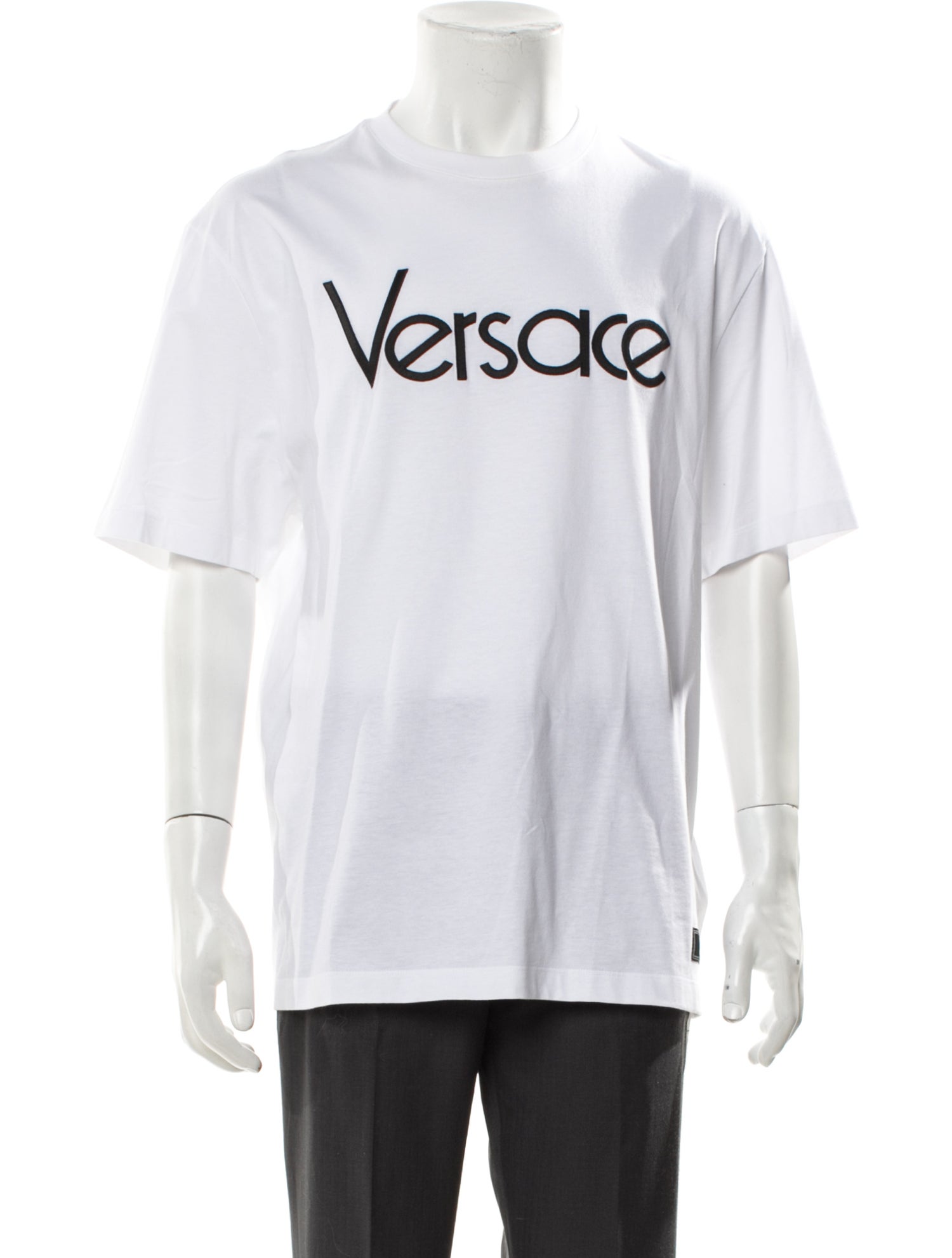 Versace Graphic Print Crew Neck T-Shirt