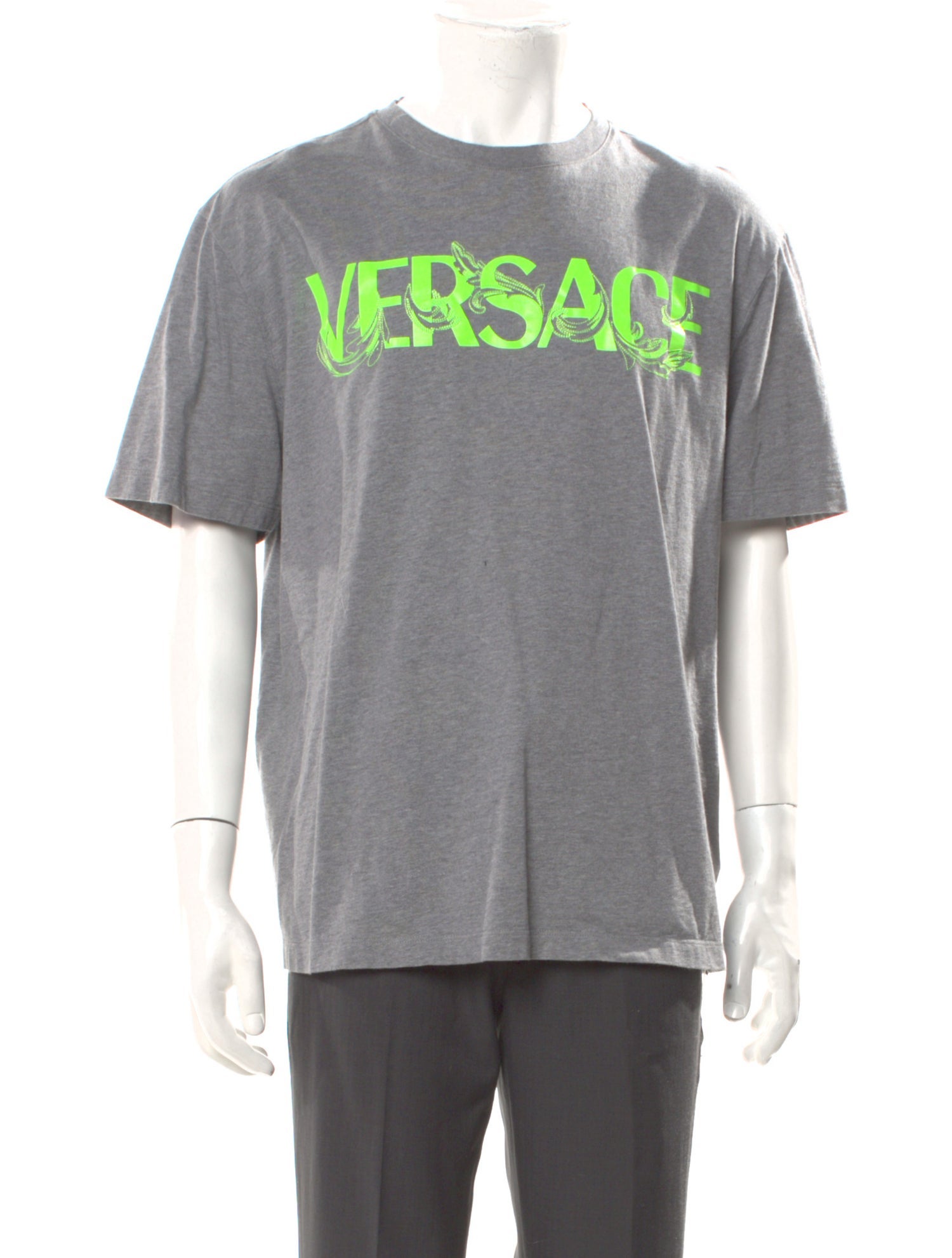 Versace Graphic Print Crew Neck T-Shirt