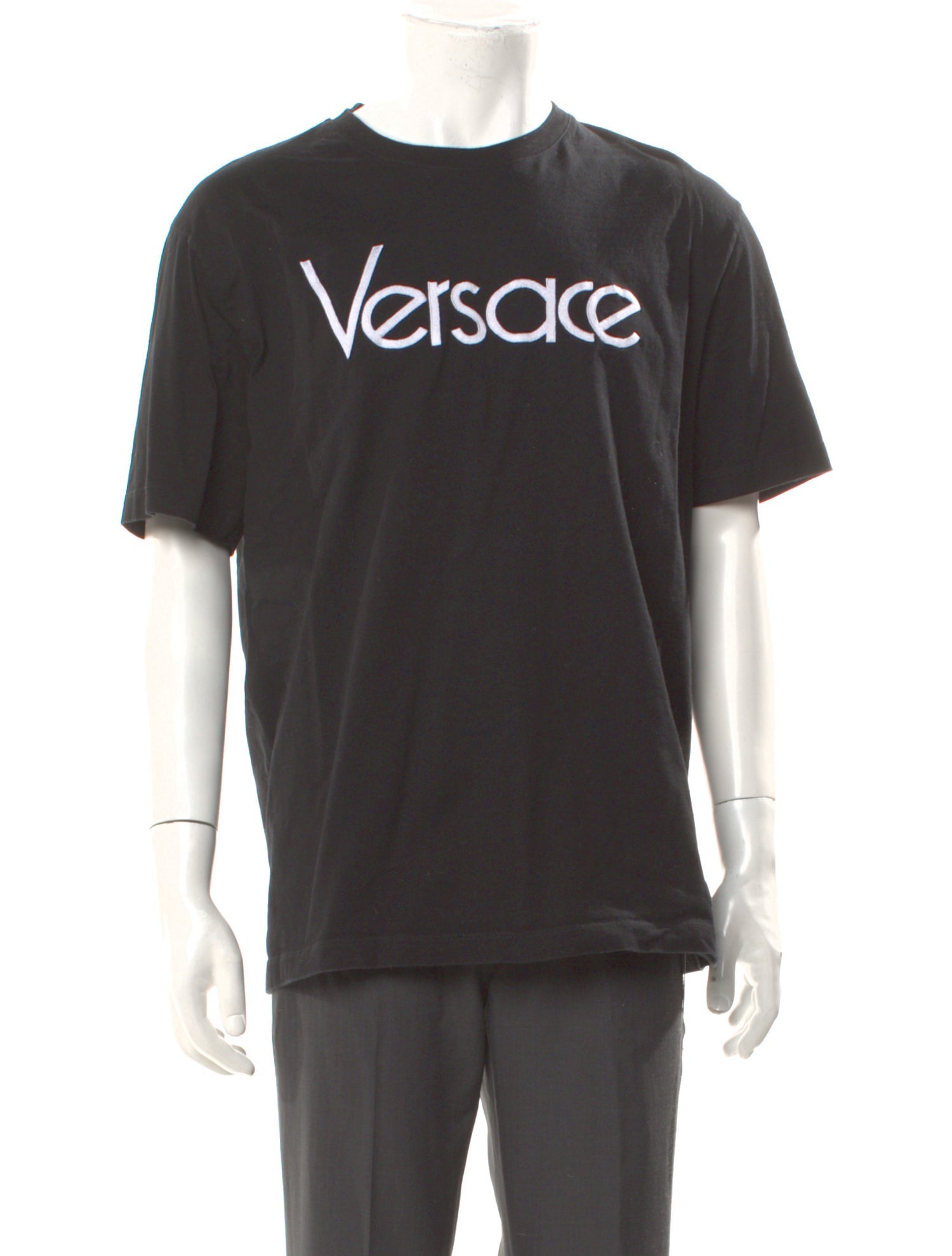 Versace Graphic Print Crew Neck T-Shirt