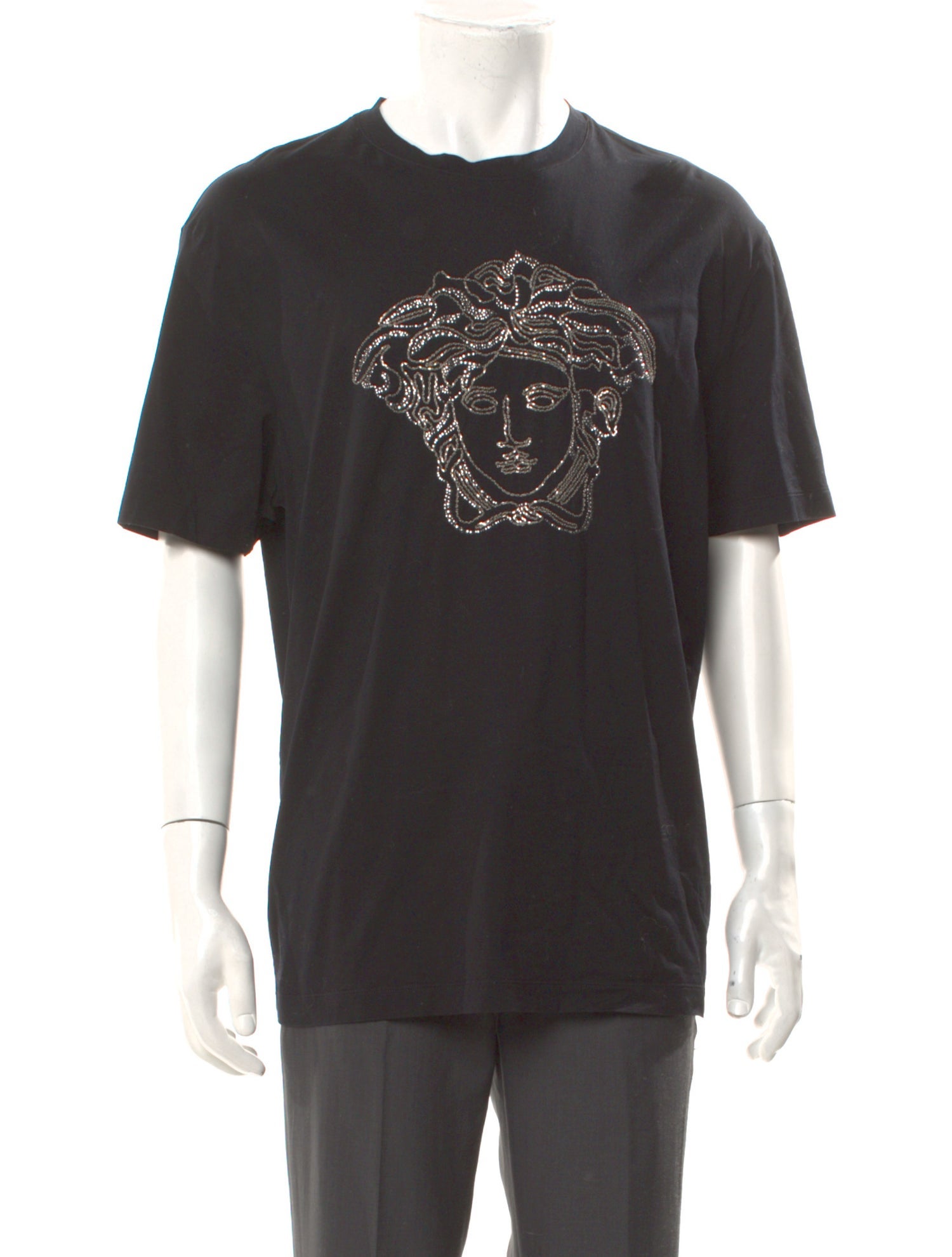 Versace Medusa Insignia Crew Neck T-Shirt