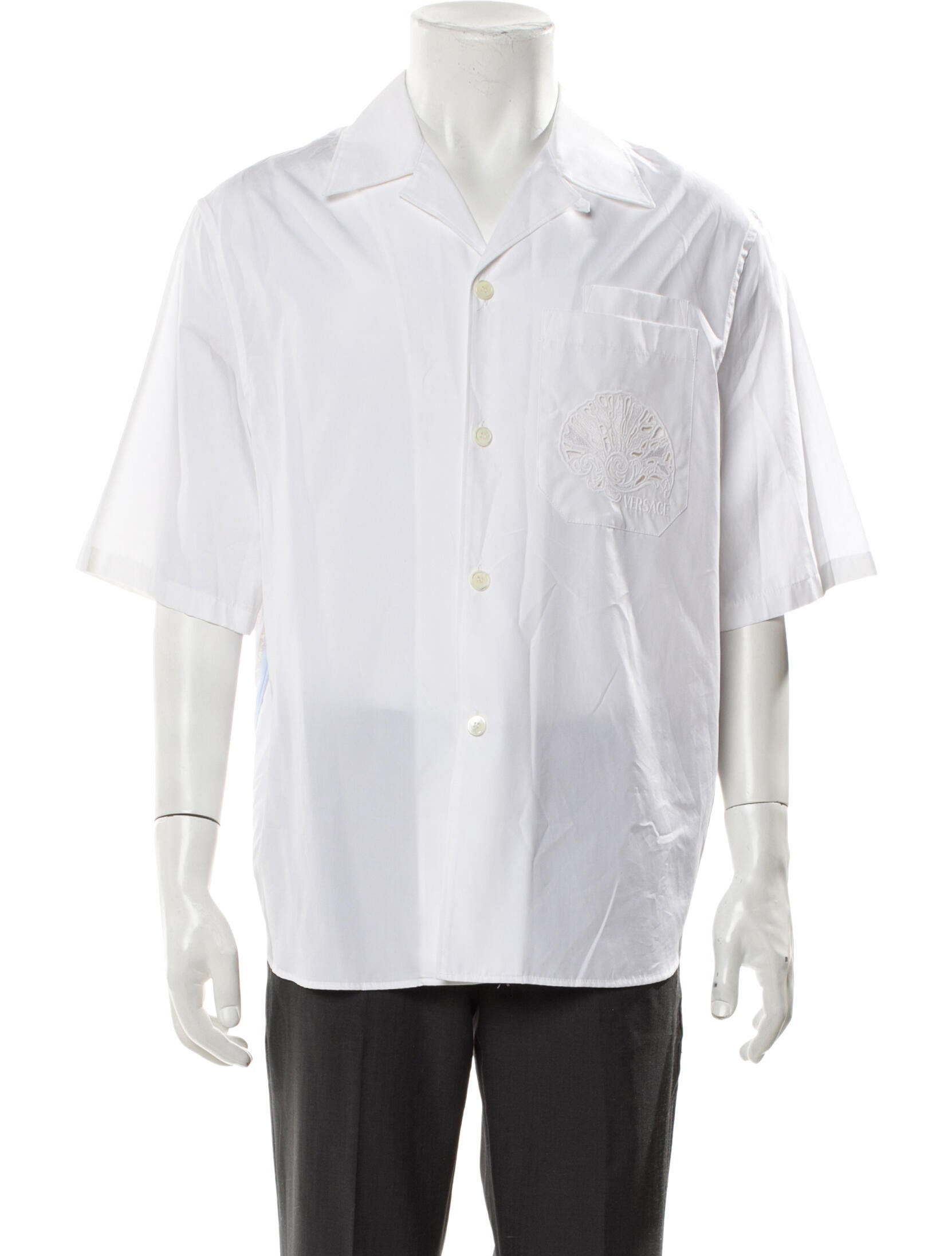 Versace Medusa Insignia Silk Shirt w/ Tags