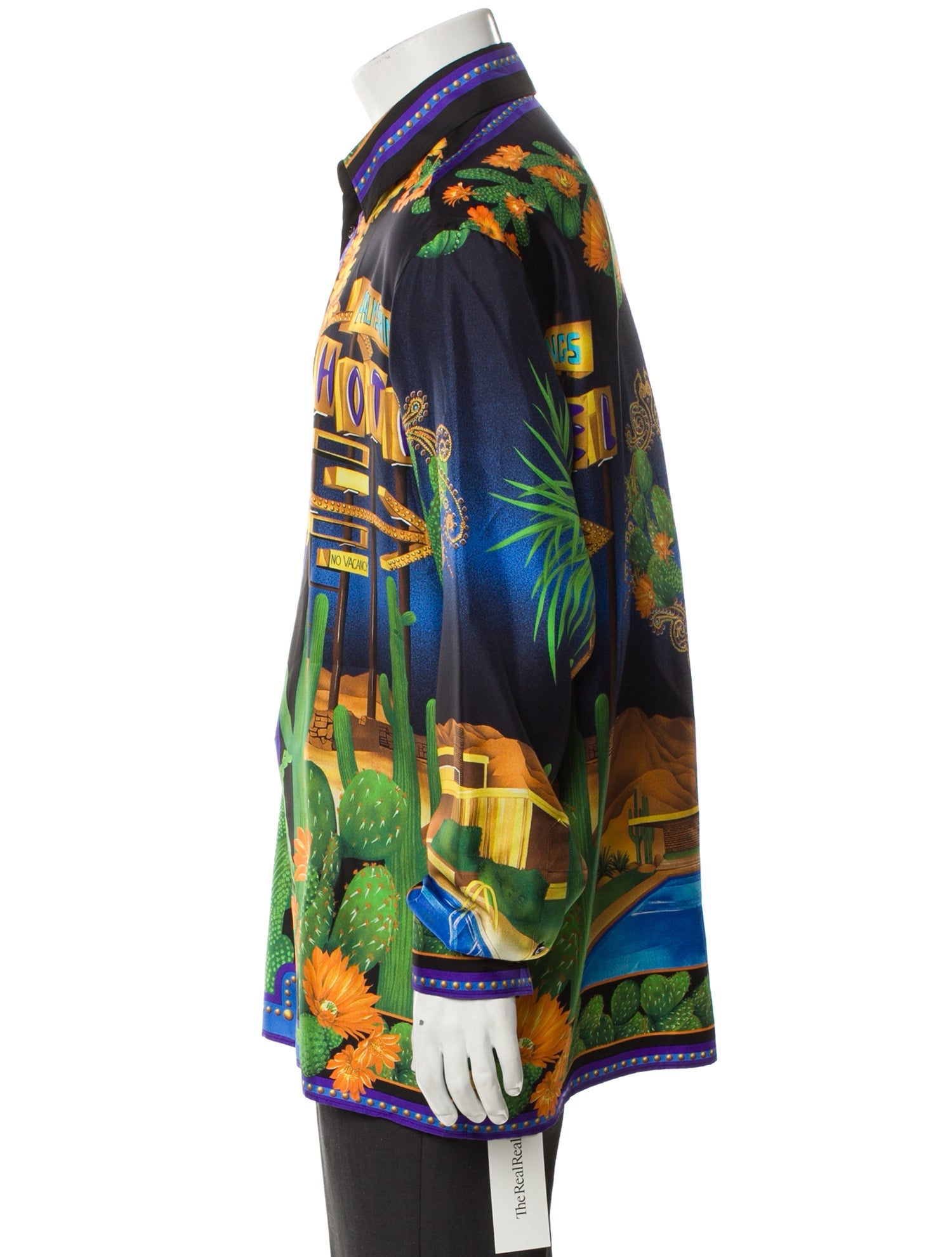 Versace Silk Printed Shirt w/ Tags