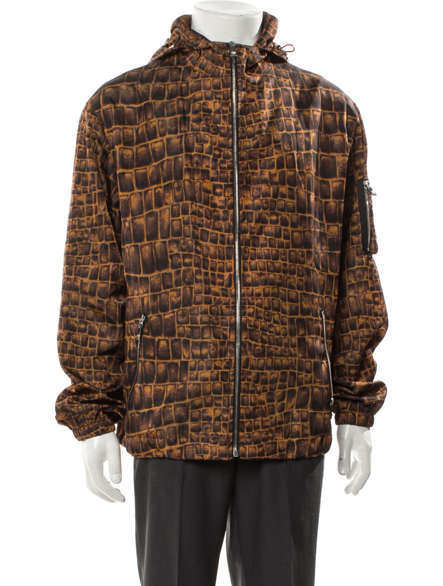 Versace Animal Print Utility Jacket w/ Tags