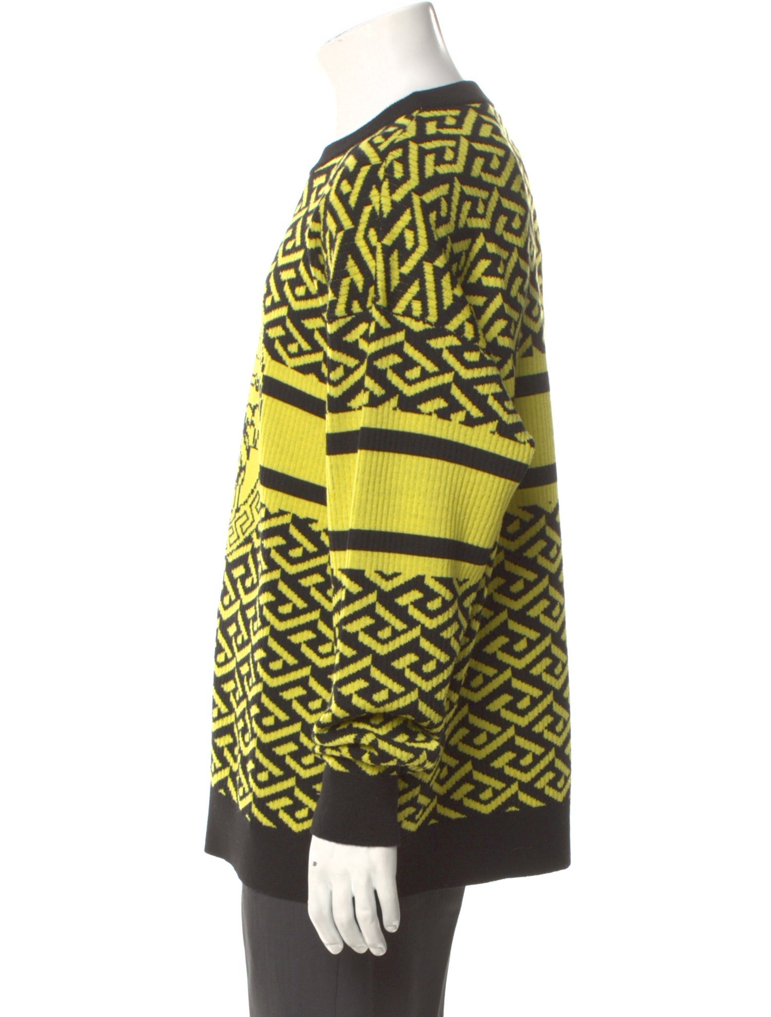 Versace Wool Printed Pullover w/ Tags