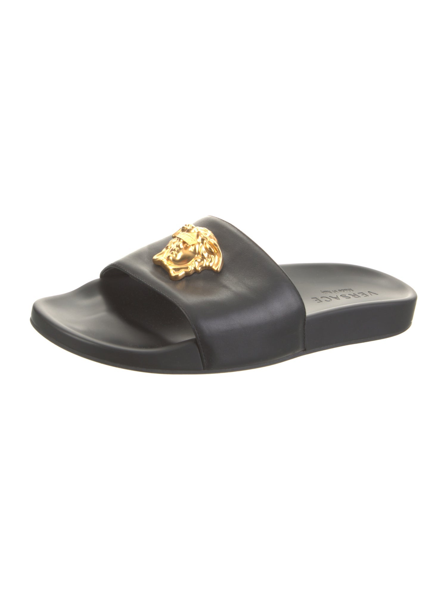 Versace Leather Slides