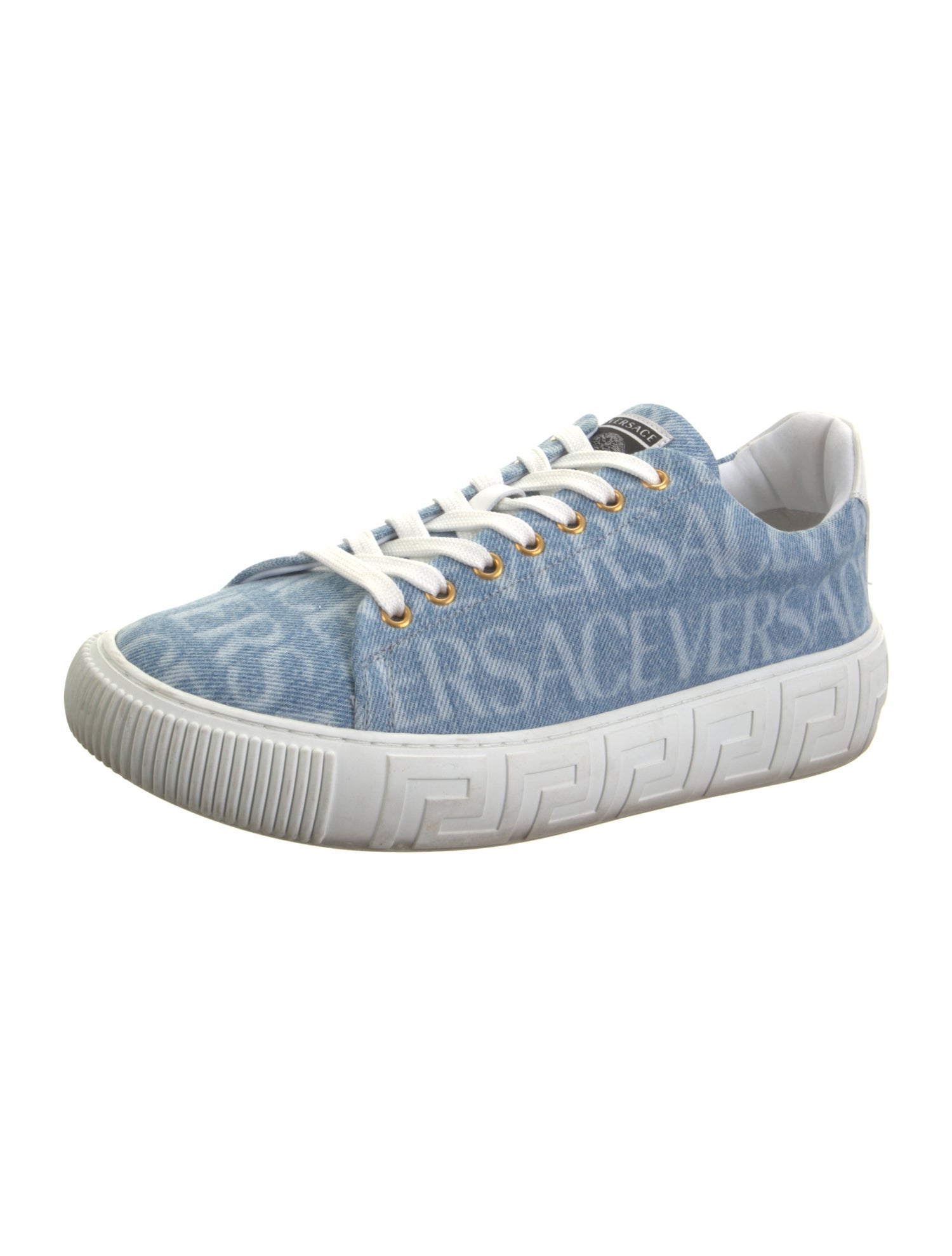Versace Ponyhair Printed Sneakers