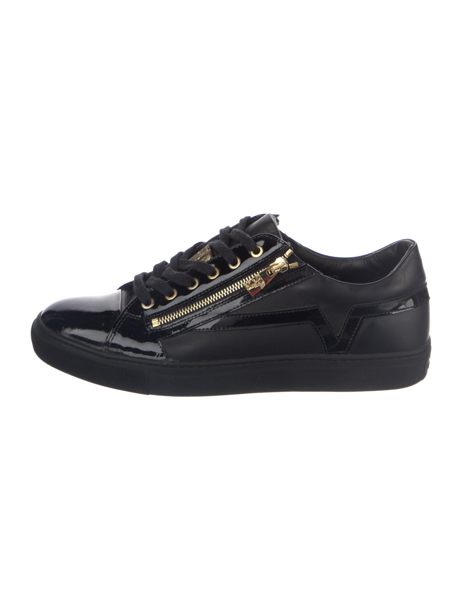 Versace Patent Leather Sneakers