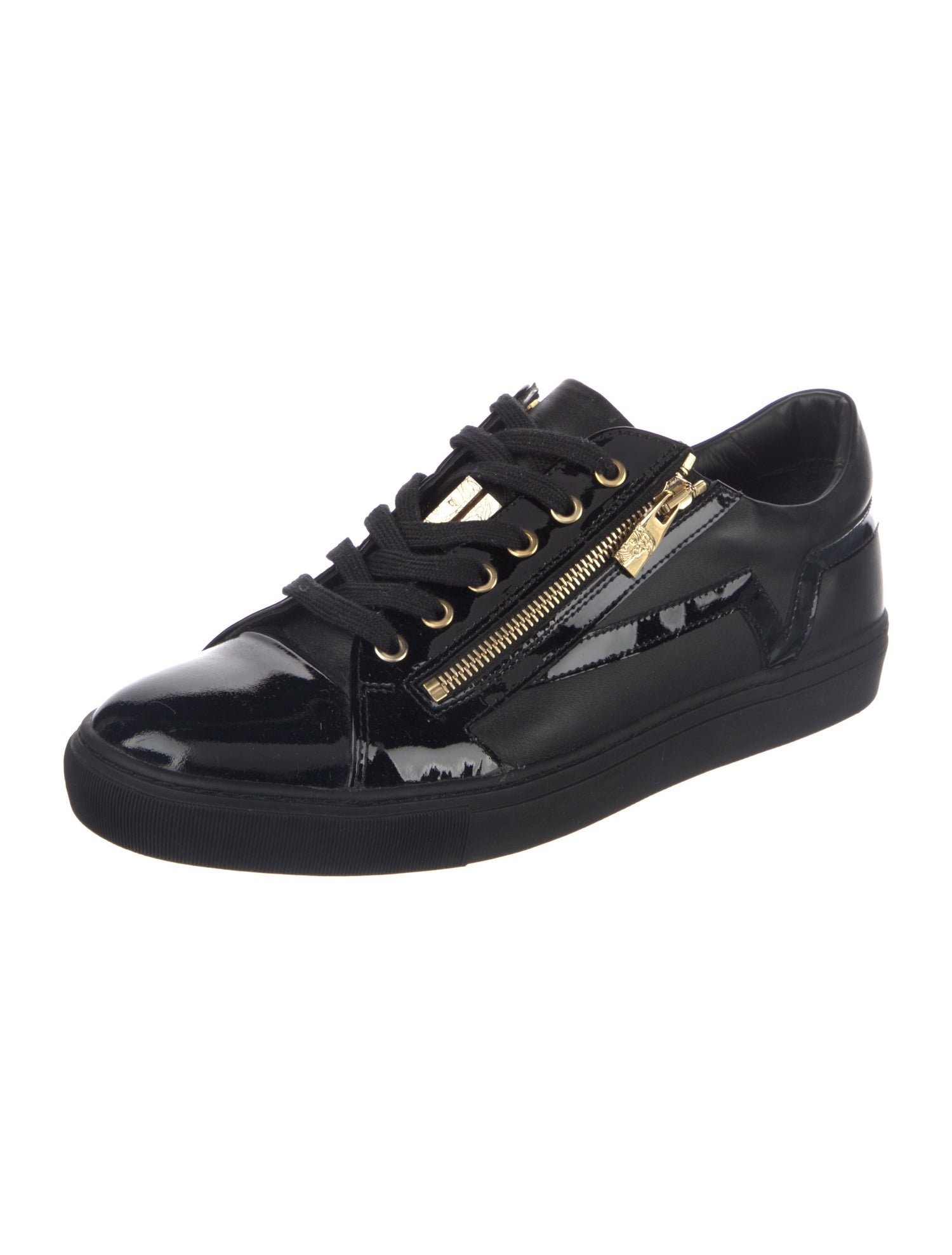 Versace Patent Leather Sneakers