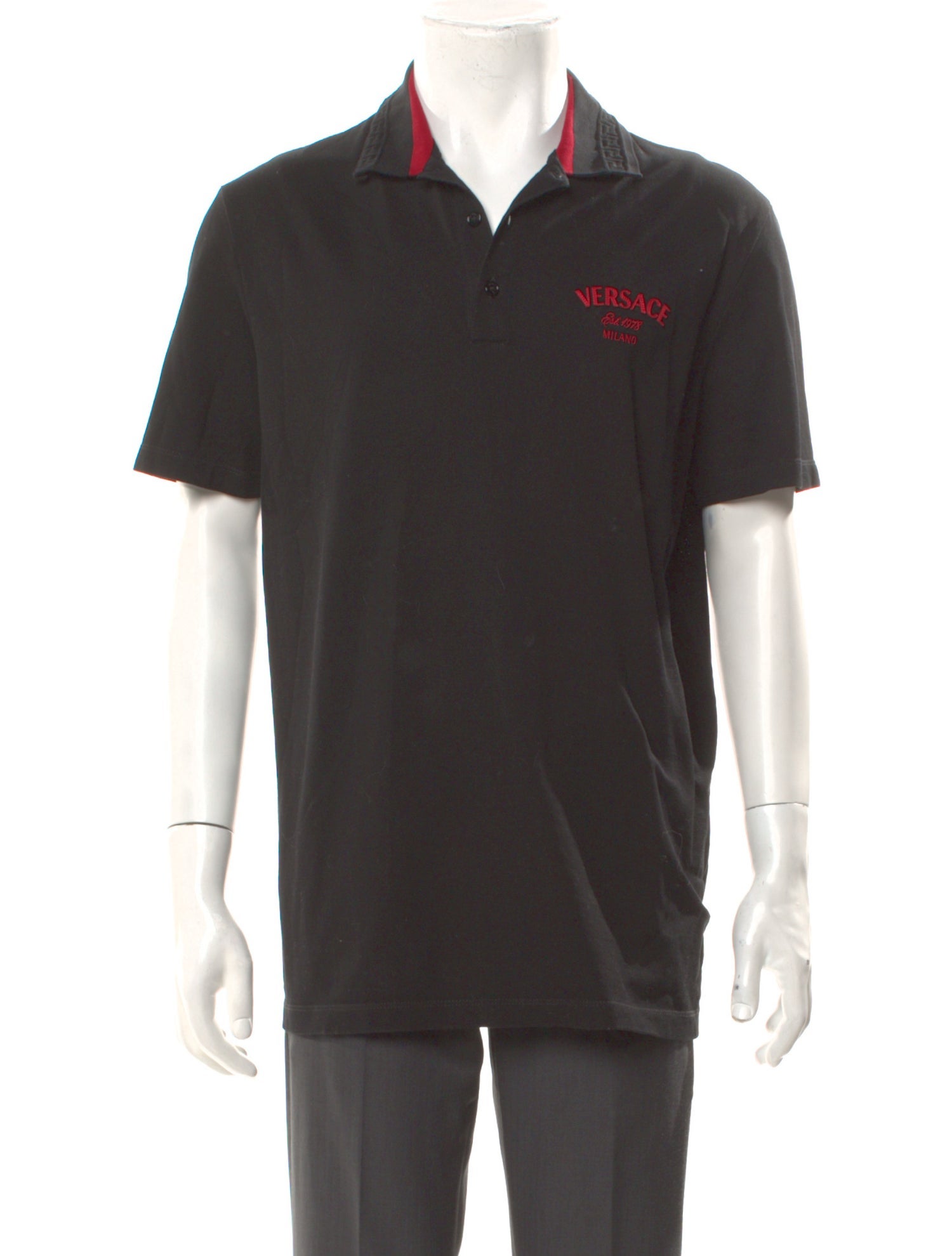 Versace Collar Short Sleeve Polo Shirt w/ Tags