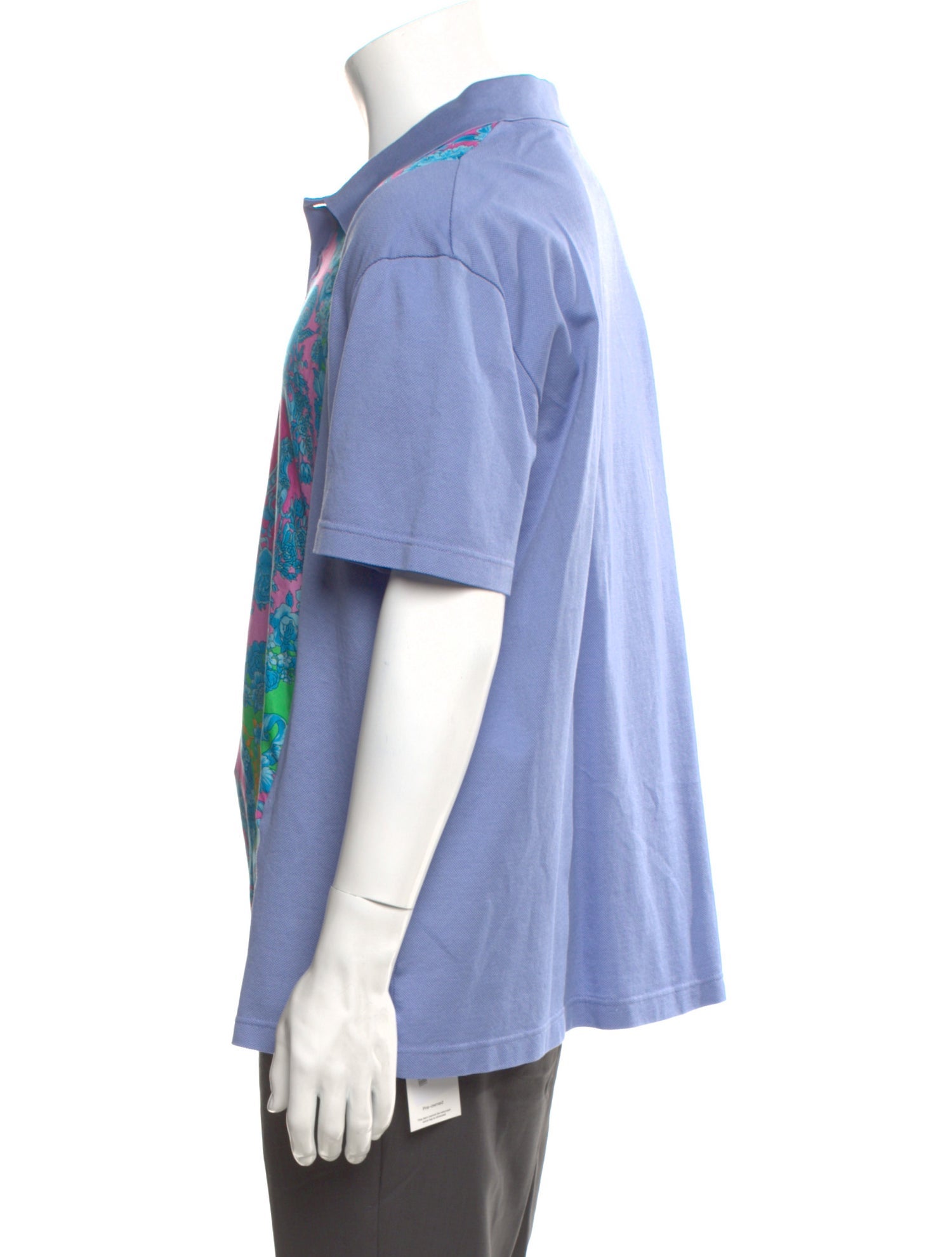 Versace Medusa Insignia Collar Polo Shirt