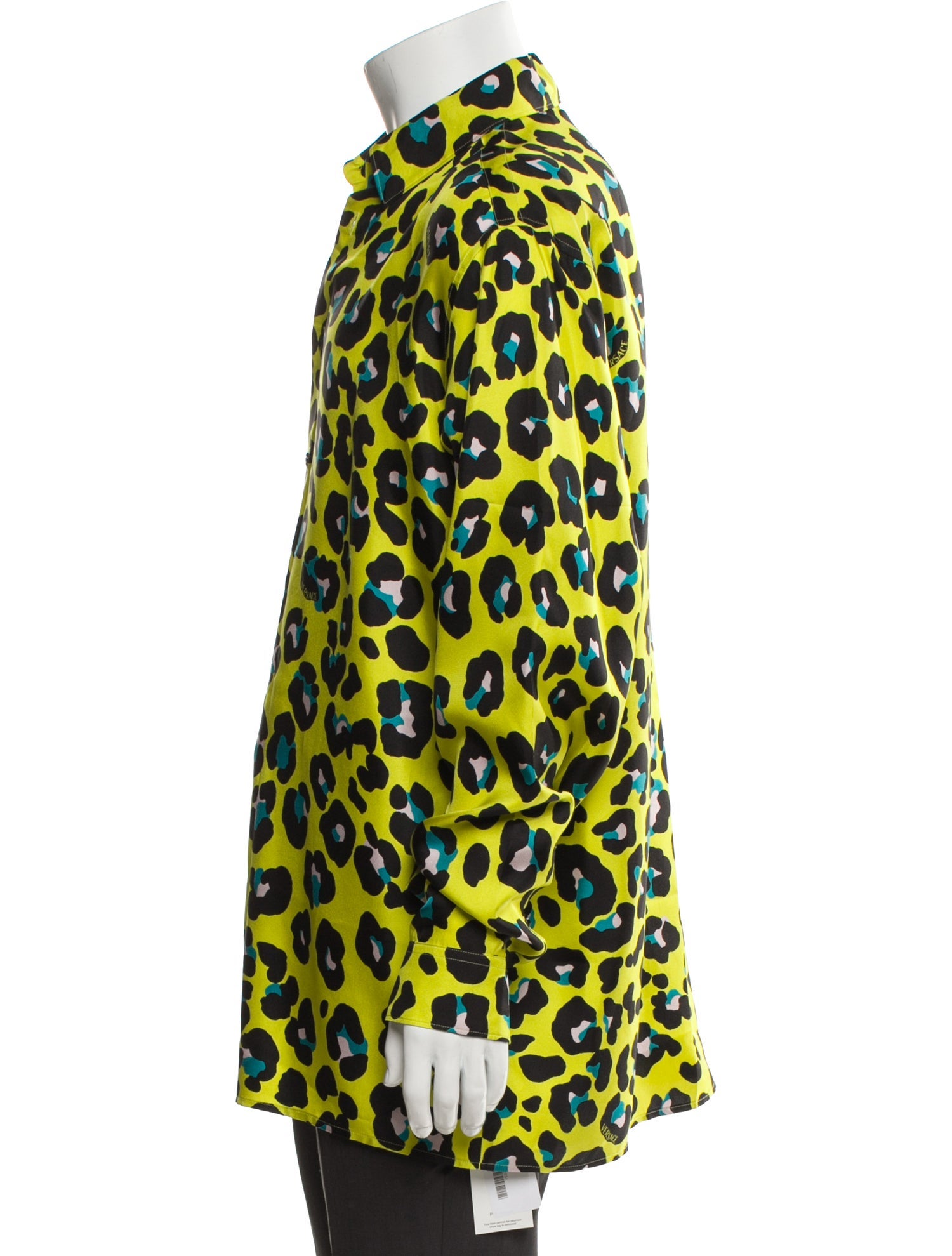 Versace Silk Animal Print Shirt w/ Tags