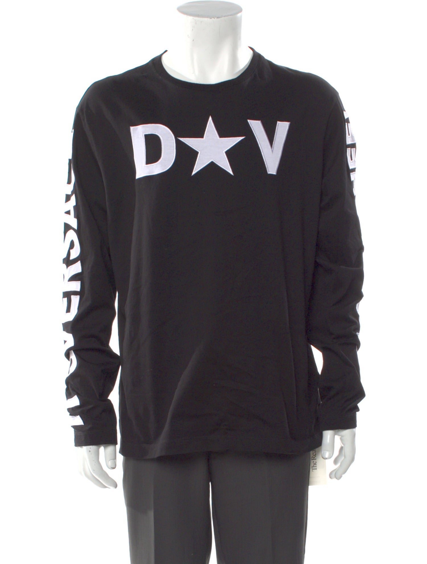 Versace Wool Graphic Print T-Shirt