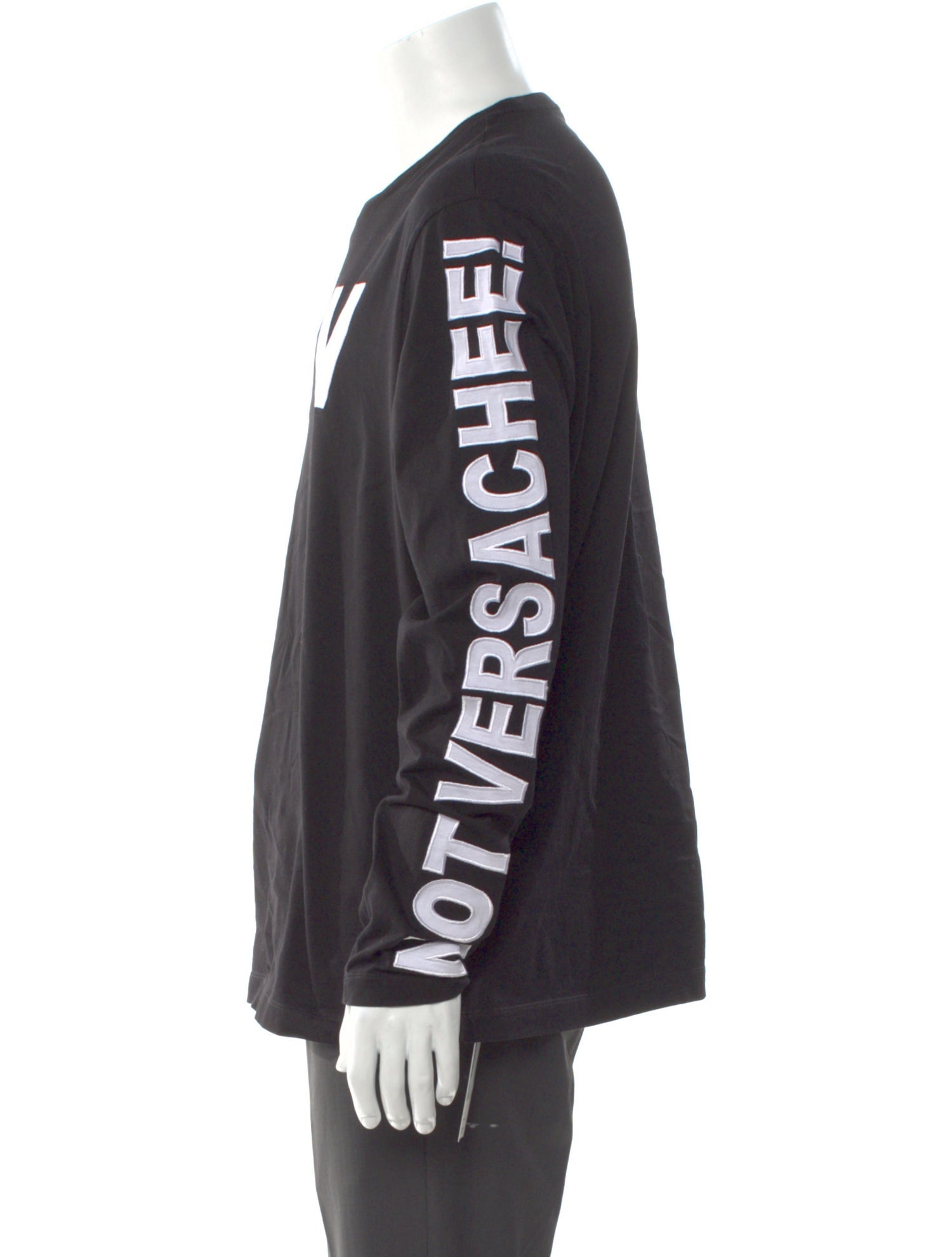 Versace Wool Graphic Print T-Shirt