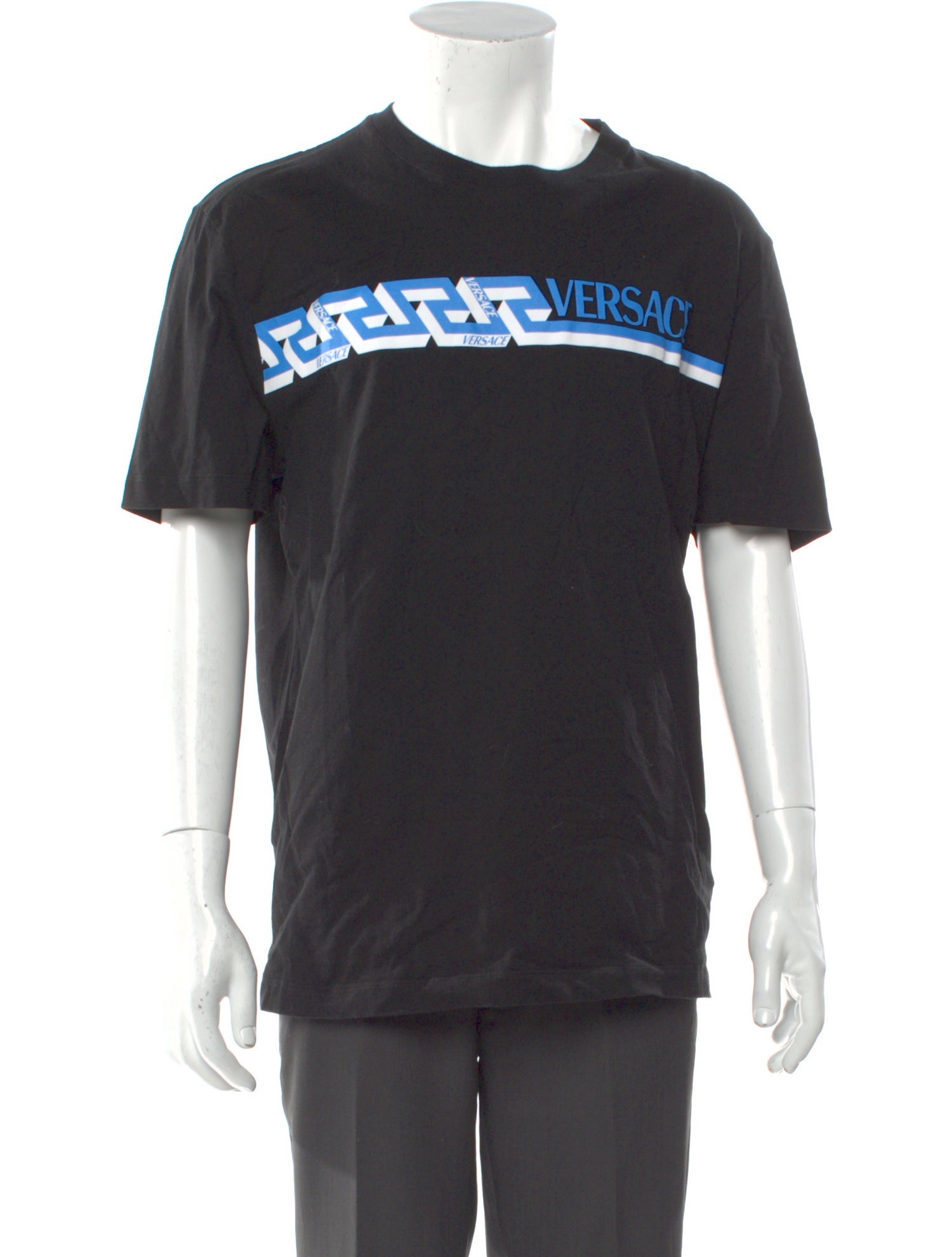 Versace Graphic Print Crew Neck T-Shirt