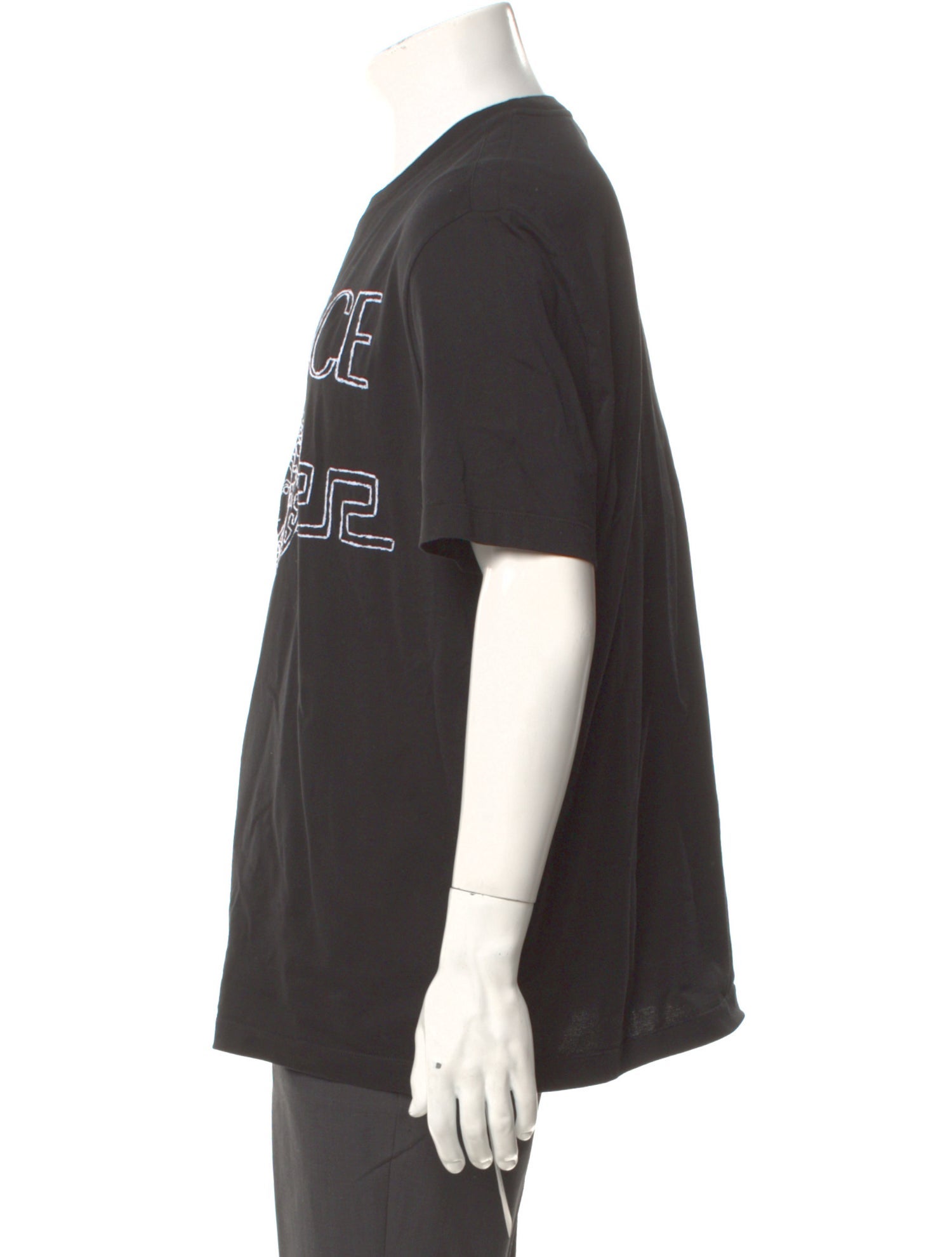 Versace Graphic Print Crew Neck T-Shirt