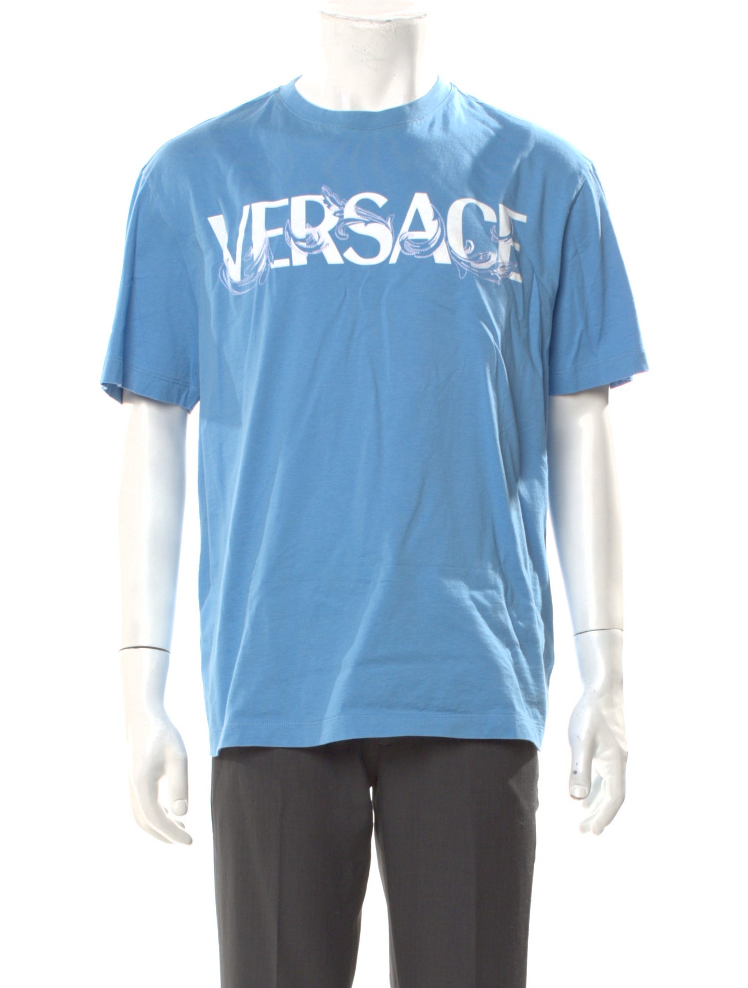 Versace Graphic Print Crew Neck T-Shirt