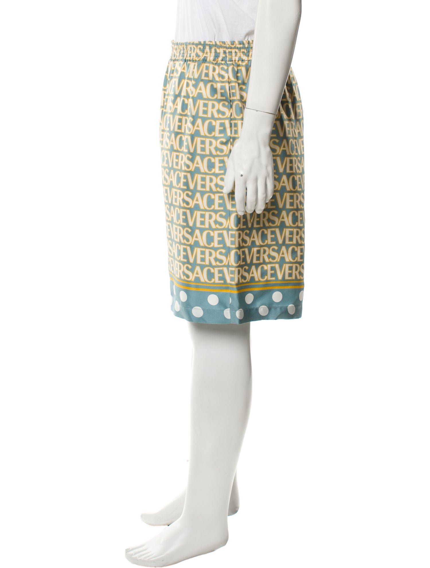 Versace Silk Jogger Shorts w/ Tags