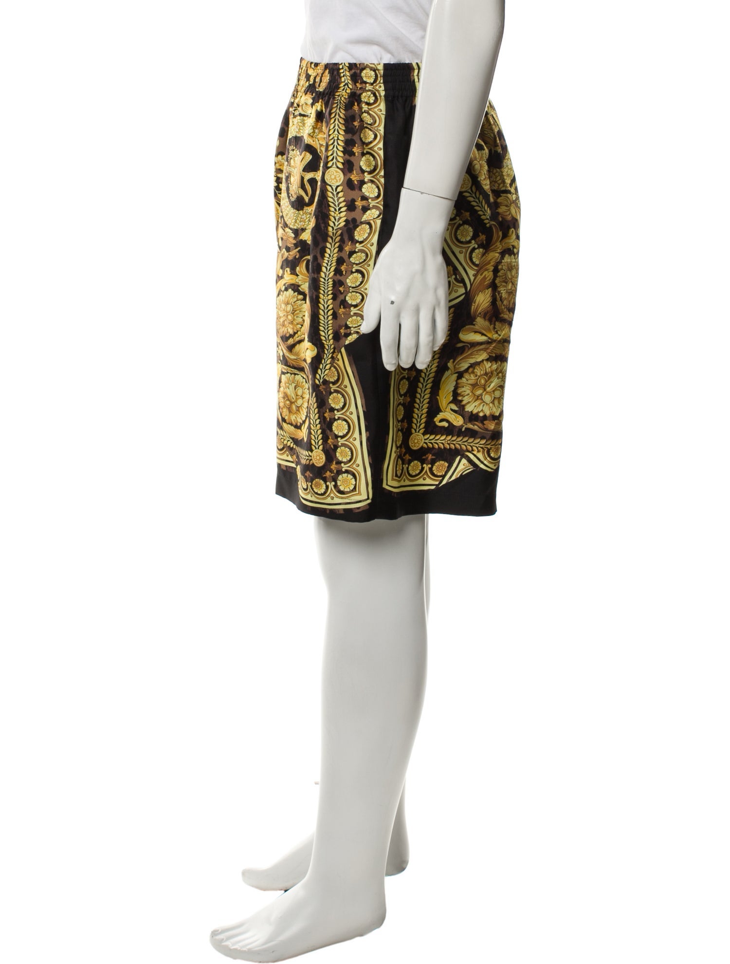 Versace Silk Jogger Shorts w/ Tags