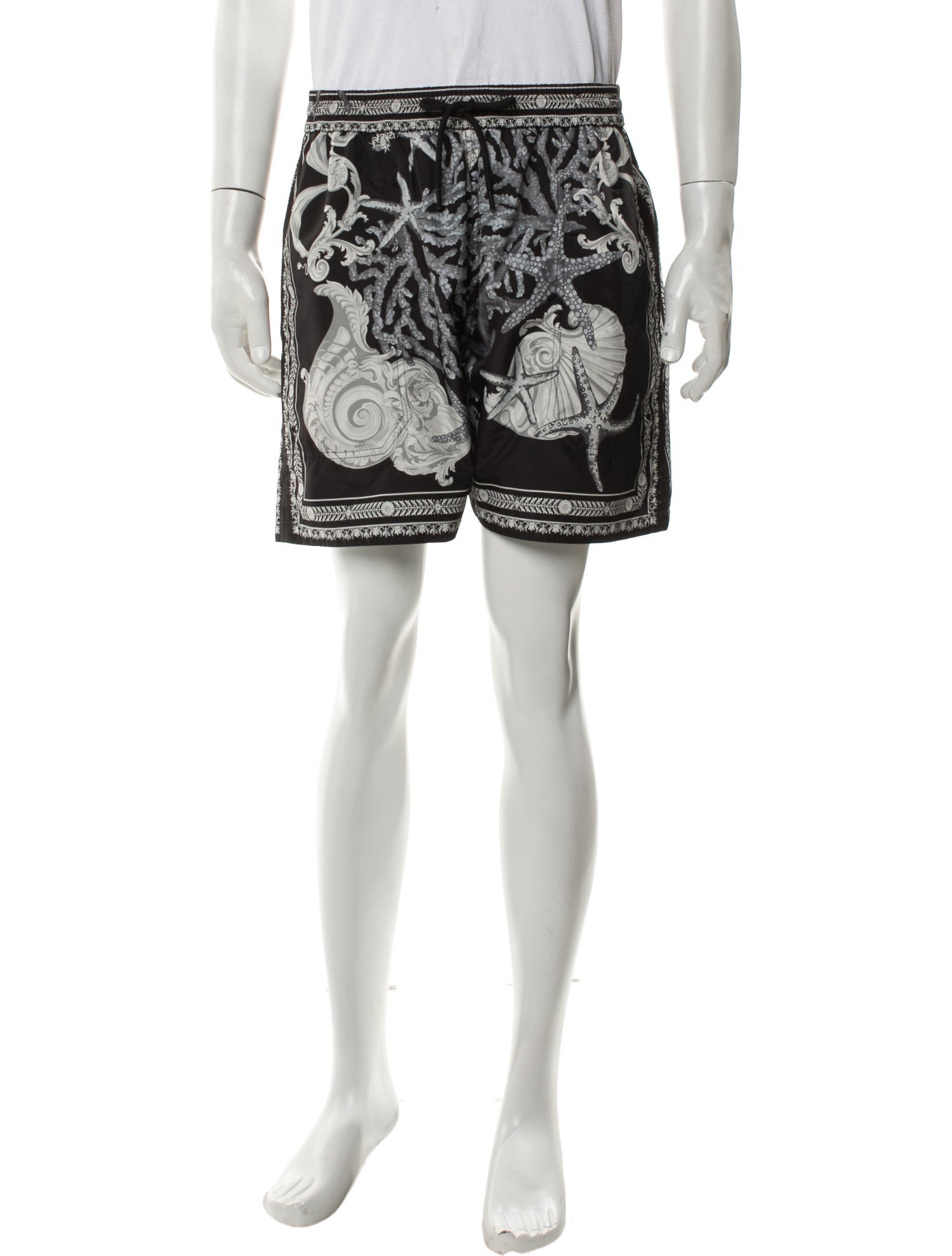 Versace Grecca Pattern Jogger Shorts w/ Tags