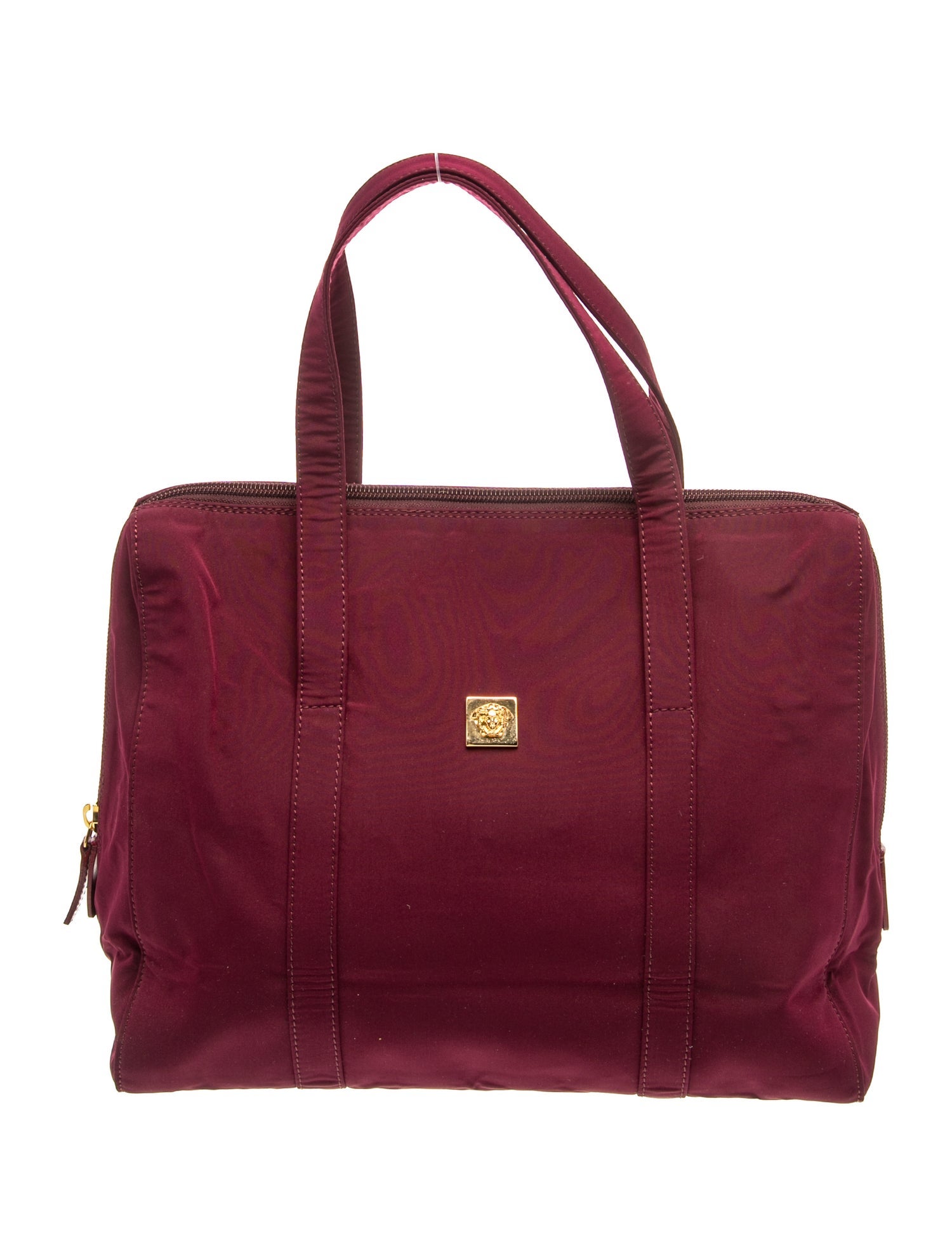 Versace Nylon Top Handle Bag