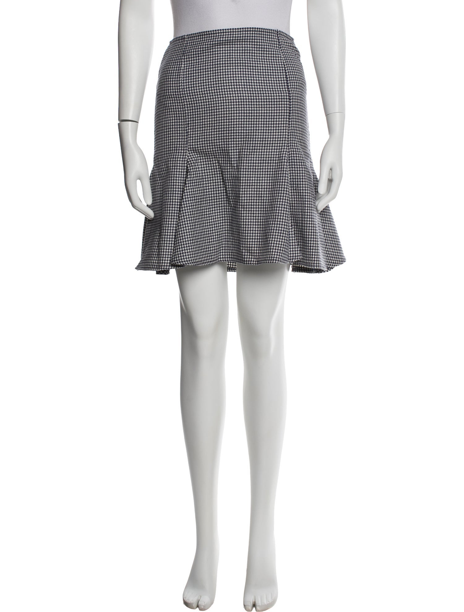 Versace Wool Mini Skirt