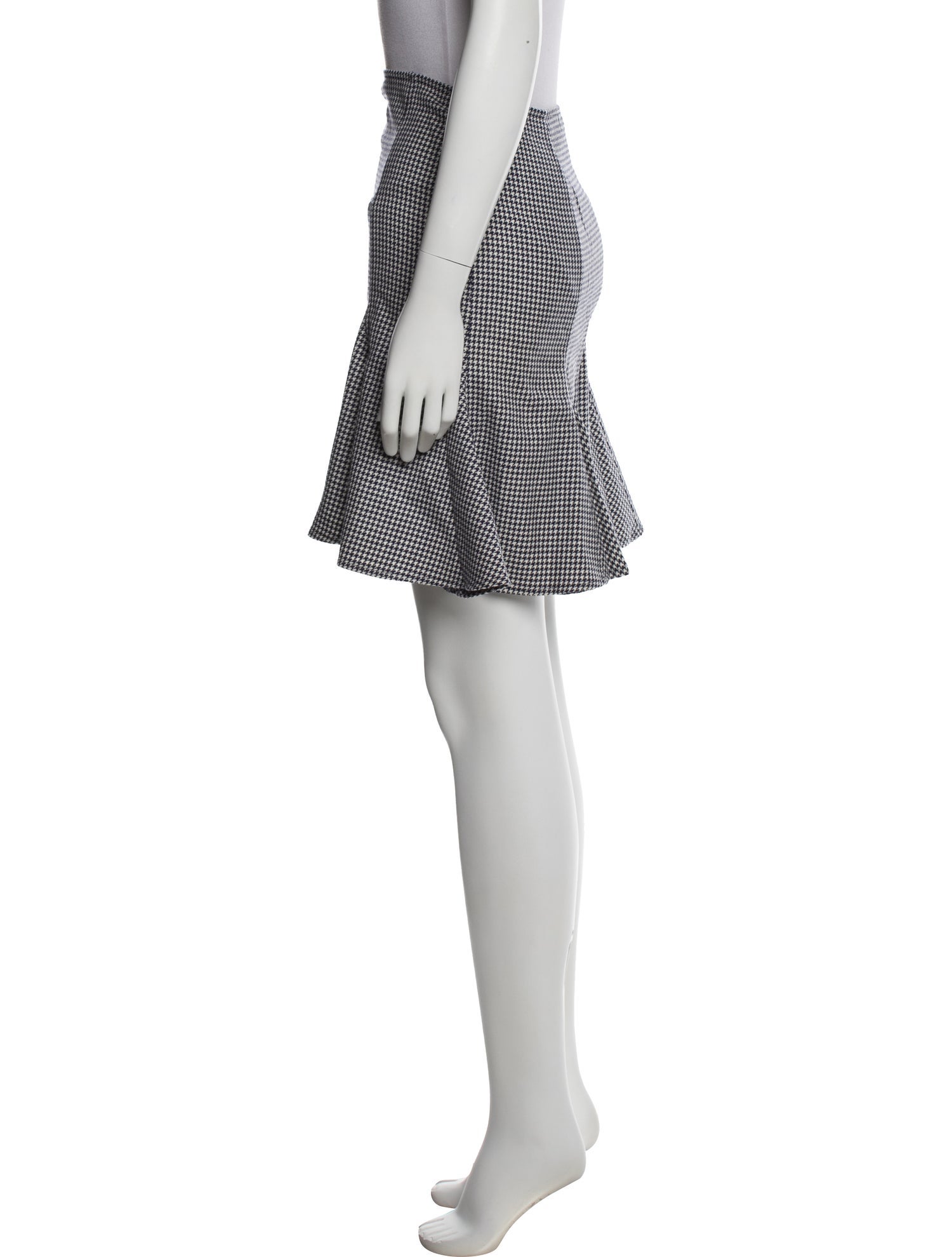 Versace Wool Mini Skirt