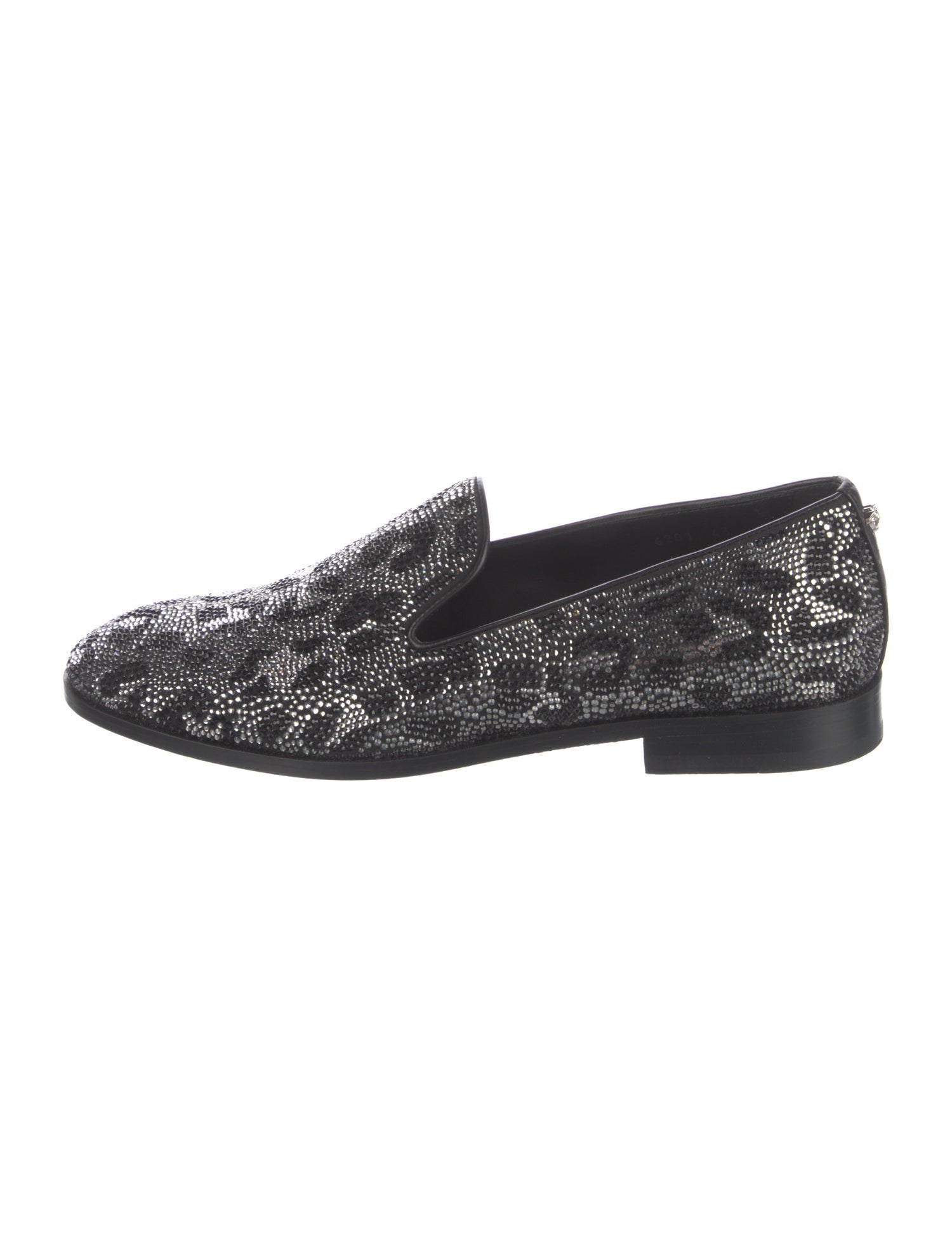 Versace Denim Patterned Loafers