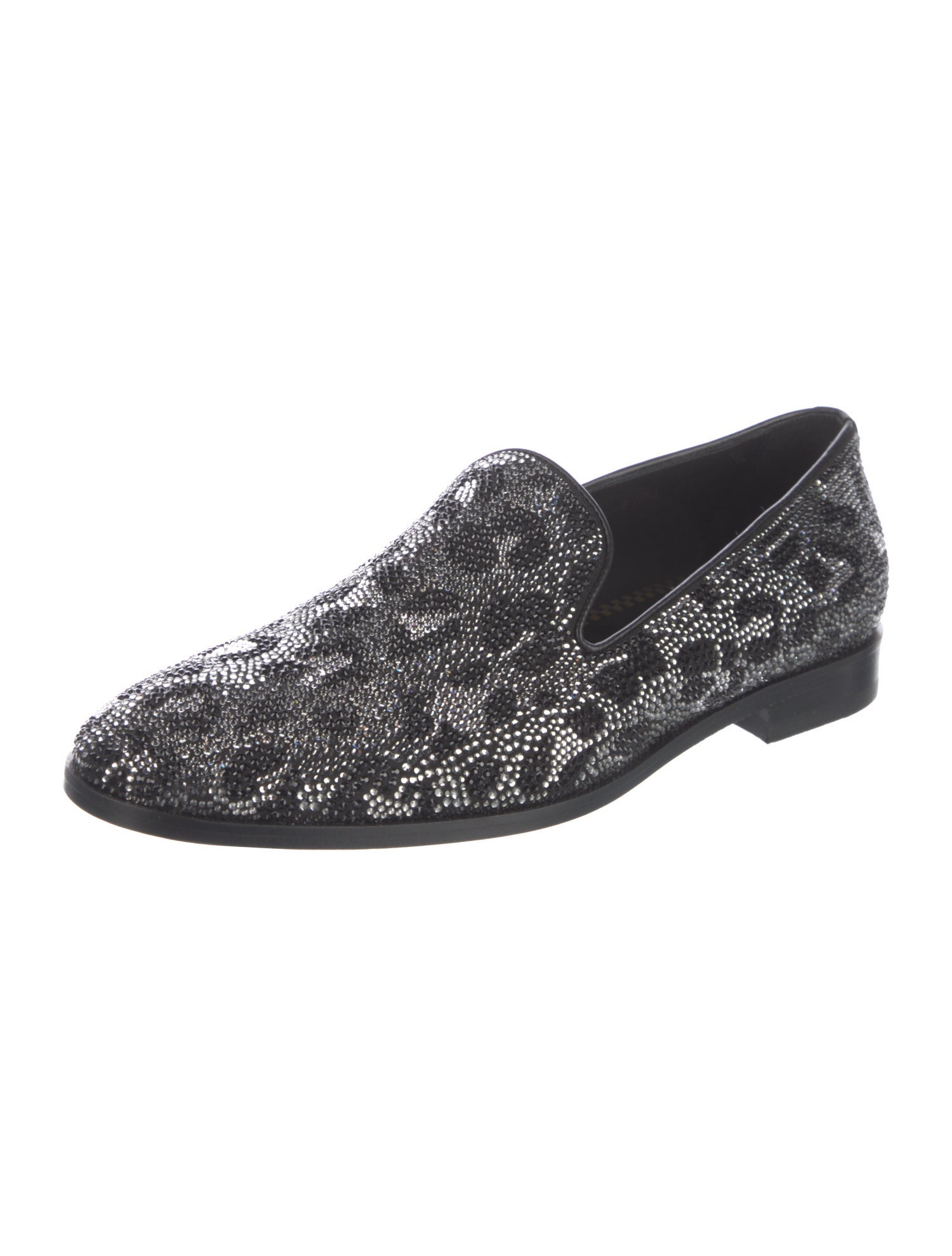 Versace Denim Patterned Loafers