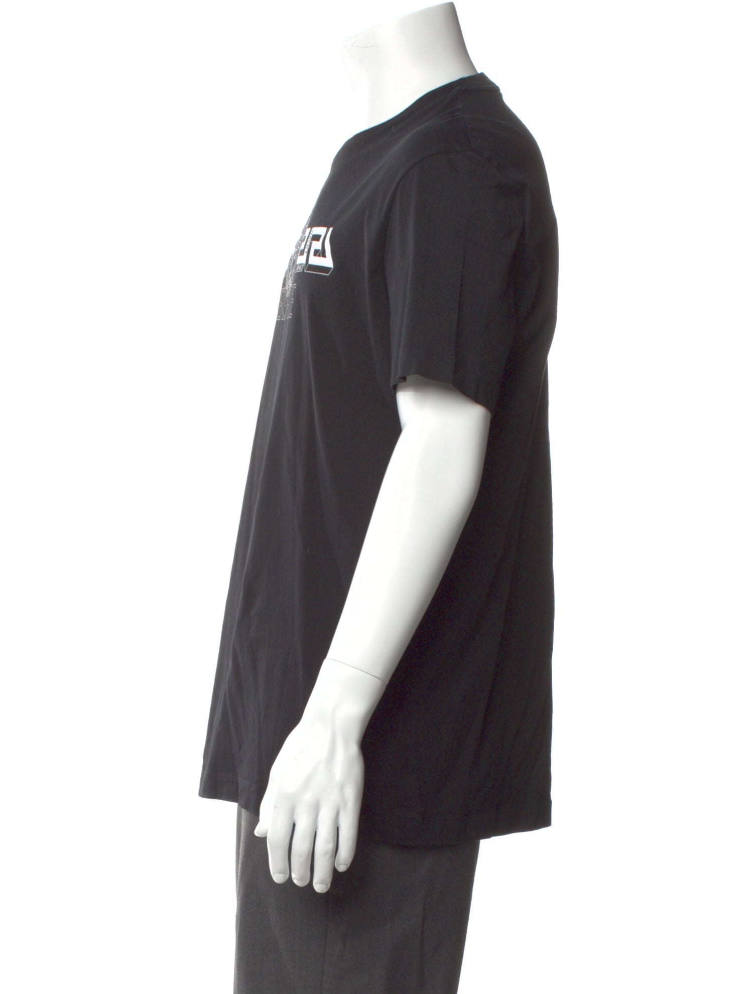 Versace Graphic Print Crew Neck T-Shirt