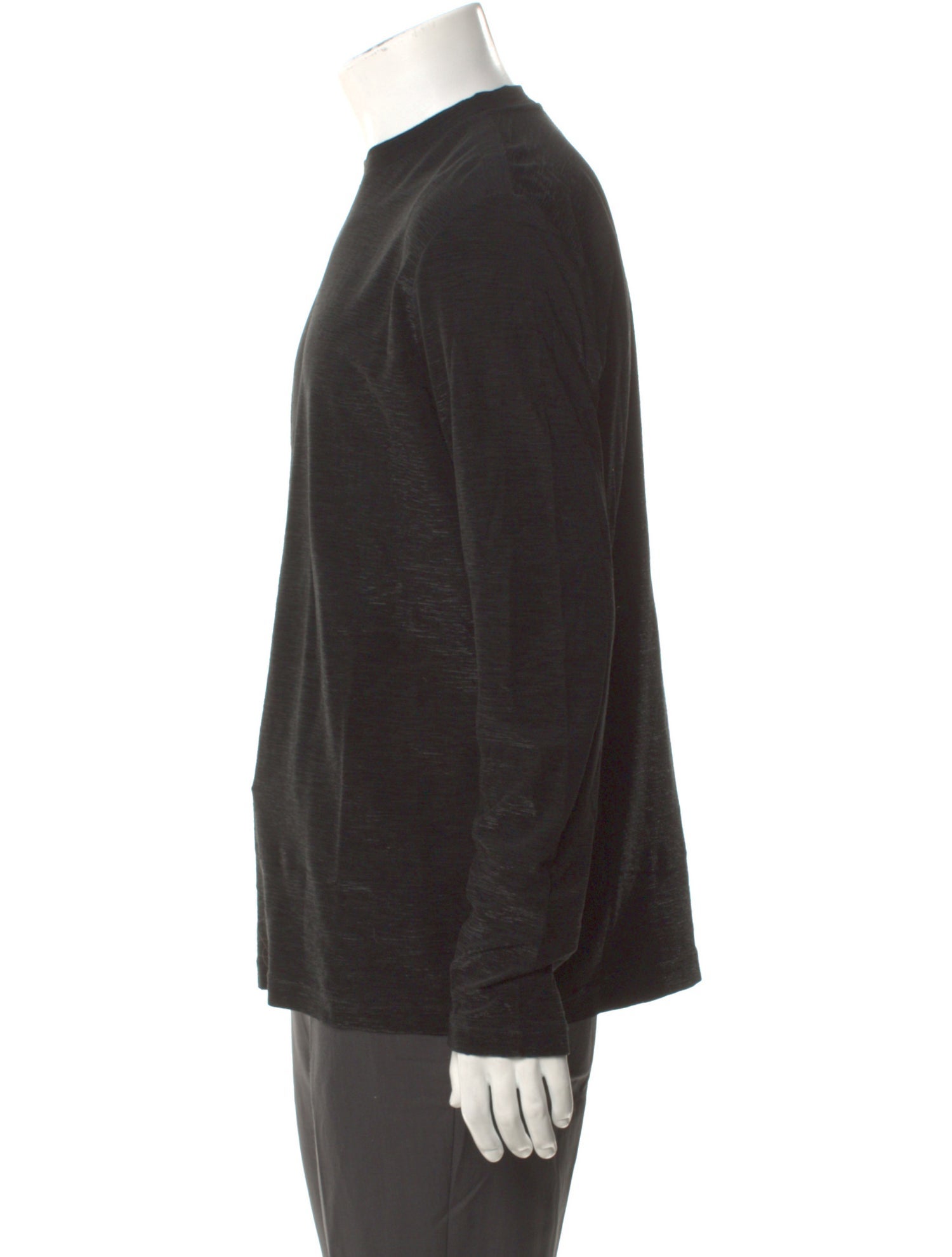 V2 Versace Classic Crew Neck Long Sleeve Henley