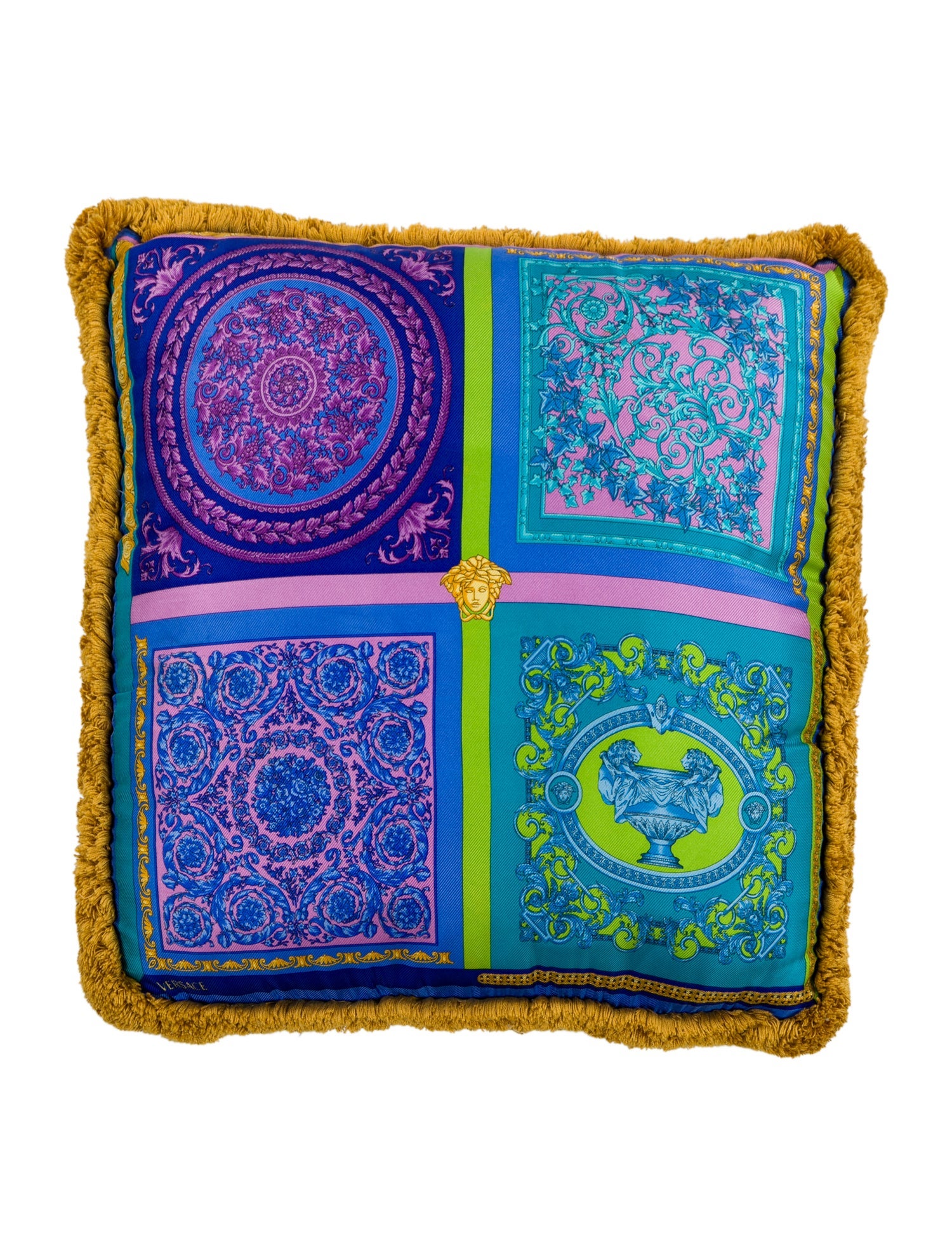 Versace Silk Throw Pillow