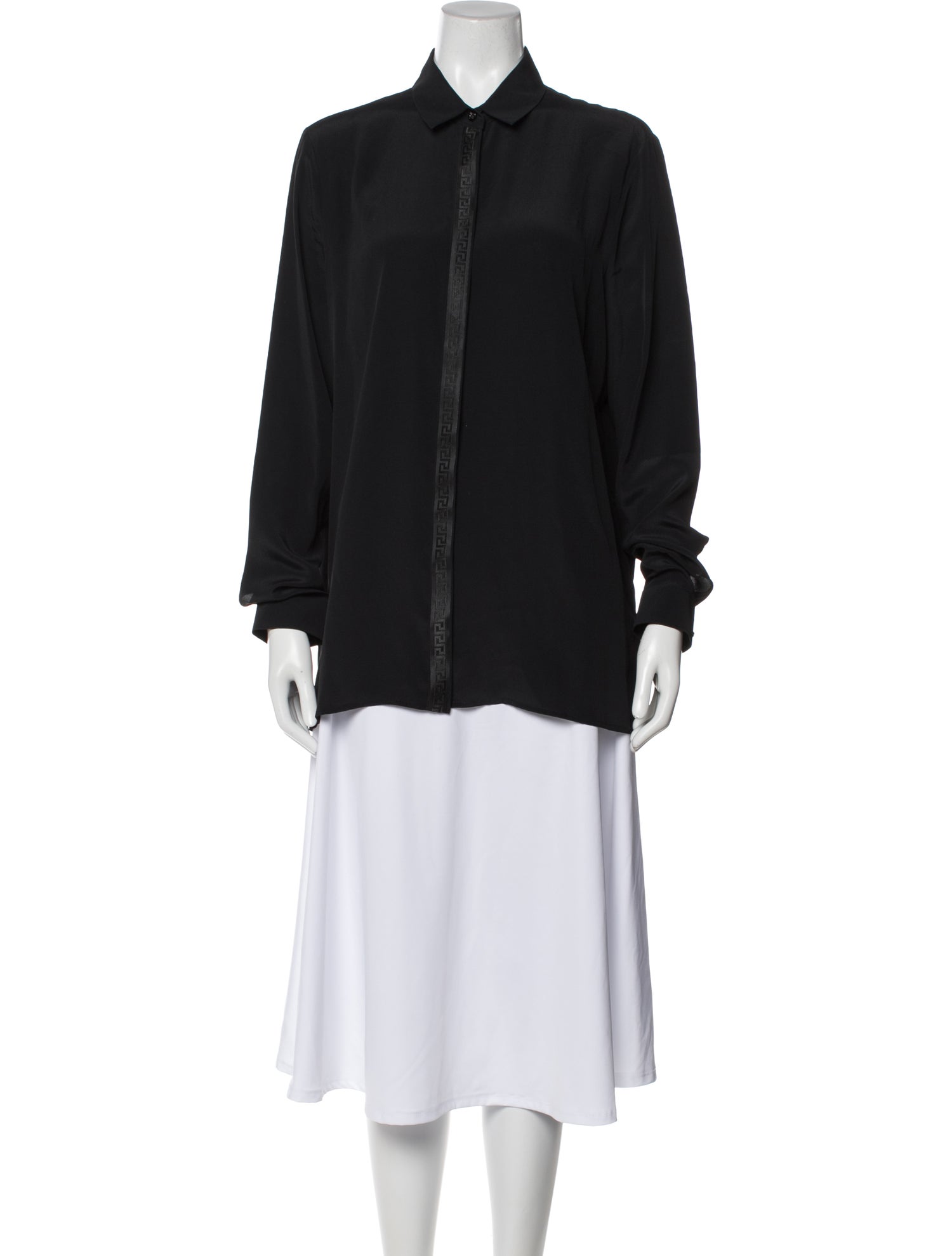 Versace Silk Long Sleeve Blouse w/ Tags