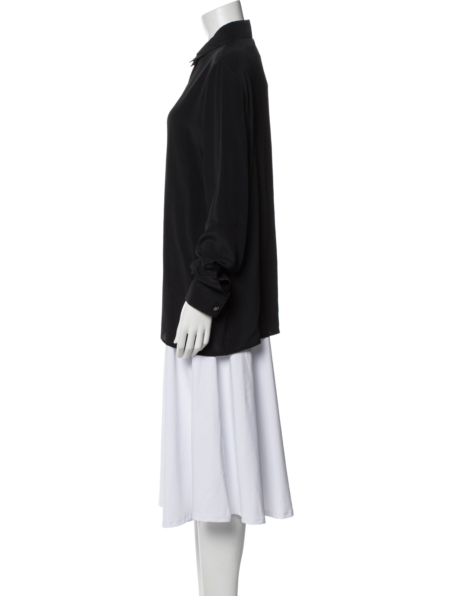 Versace Silk Long Sleeve Blouse w/ Tags