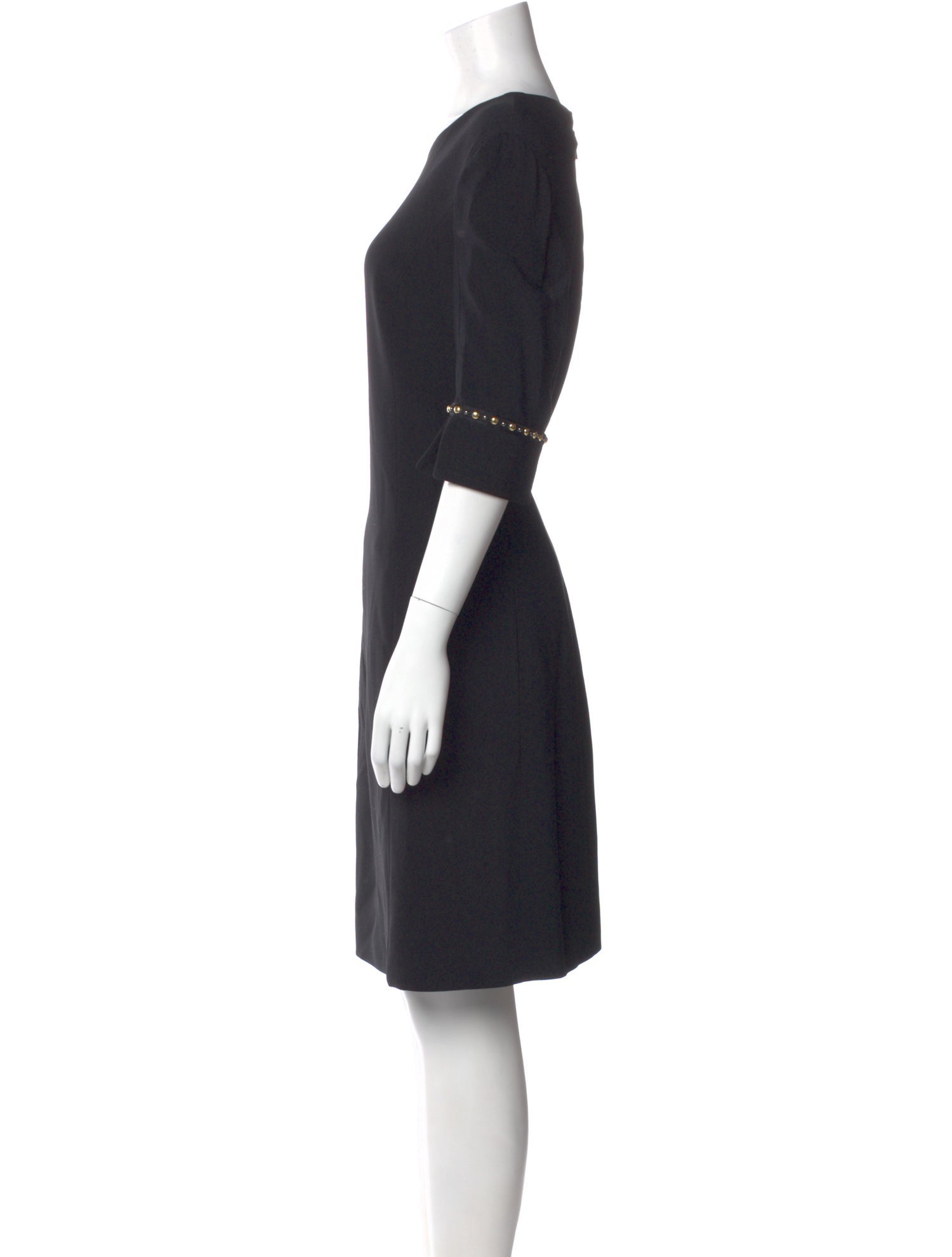 Versace Bateau Neckline Knee-Length Dress w/ Tags