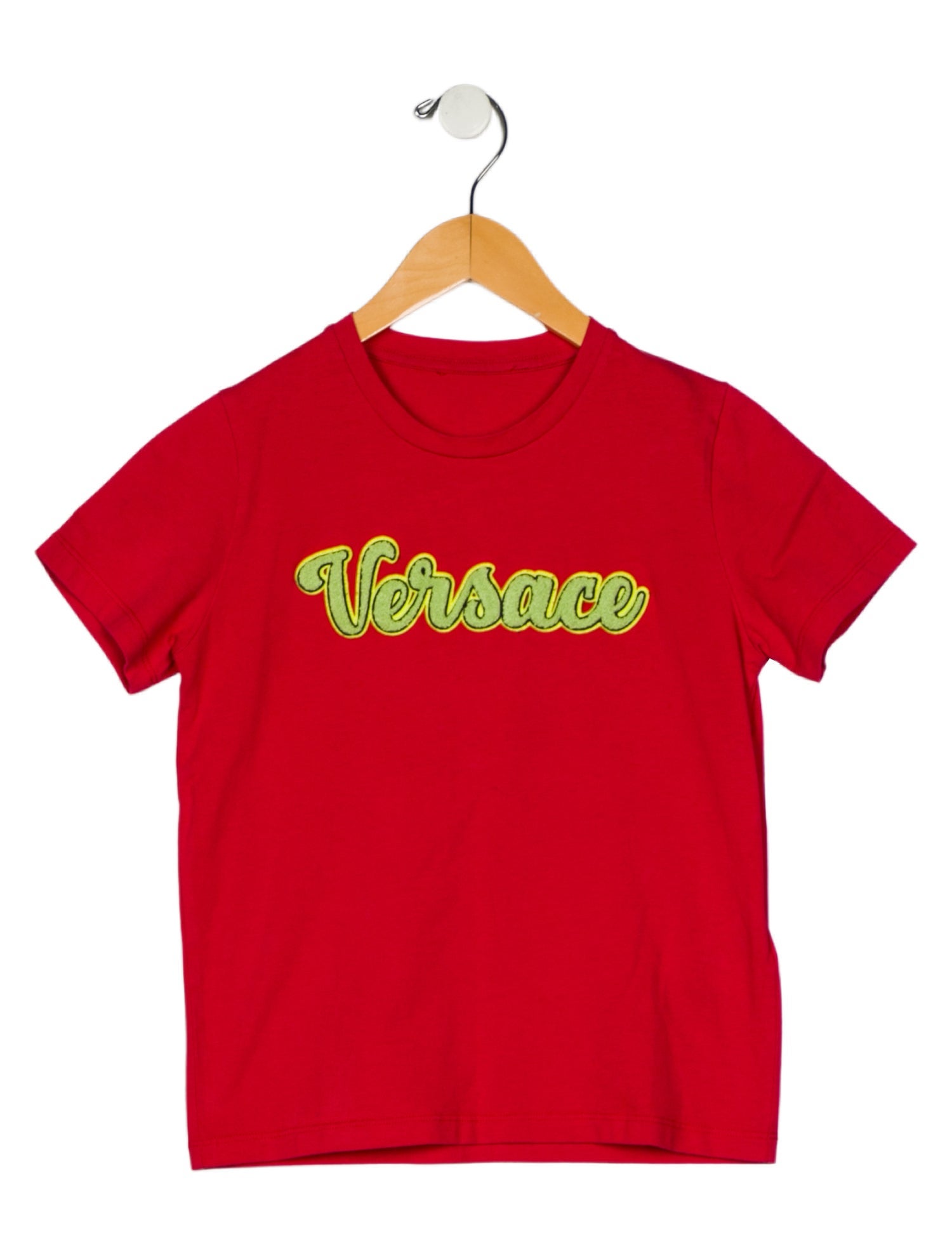 Versace Boys Embroidered Crewneck T-Shirt