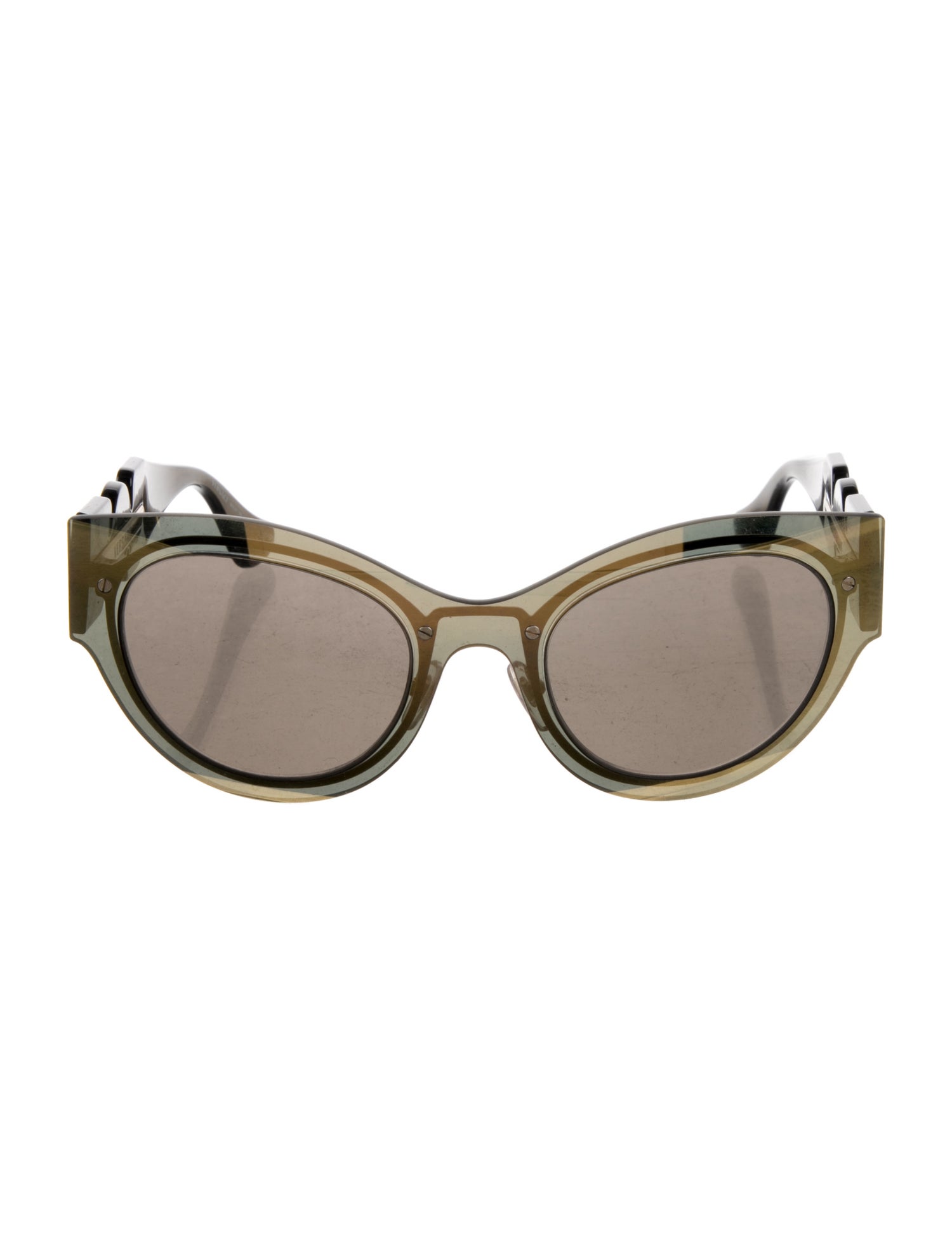 Versace Cat-Eye Mirrored Sunglasses