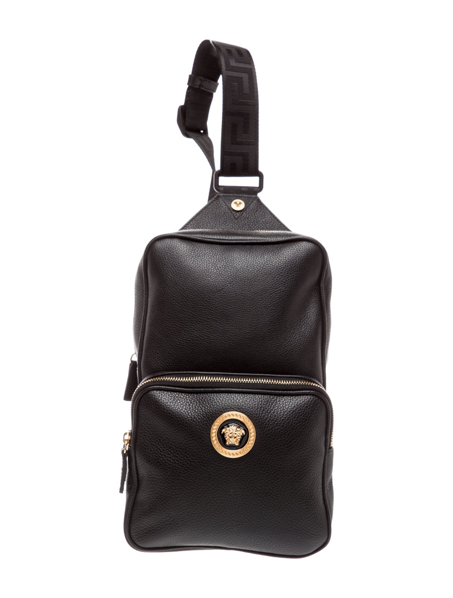 Versace Leather Backpack