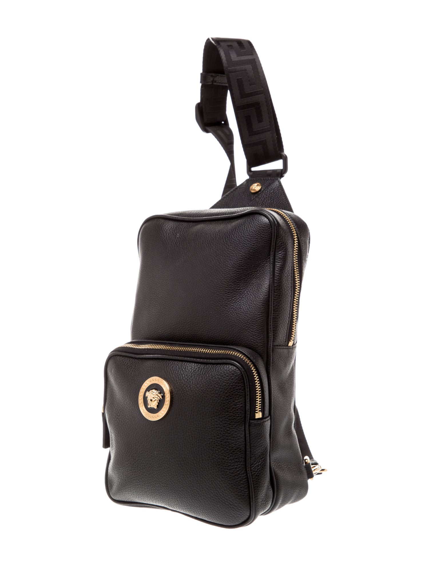 Versace Leather Backpack