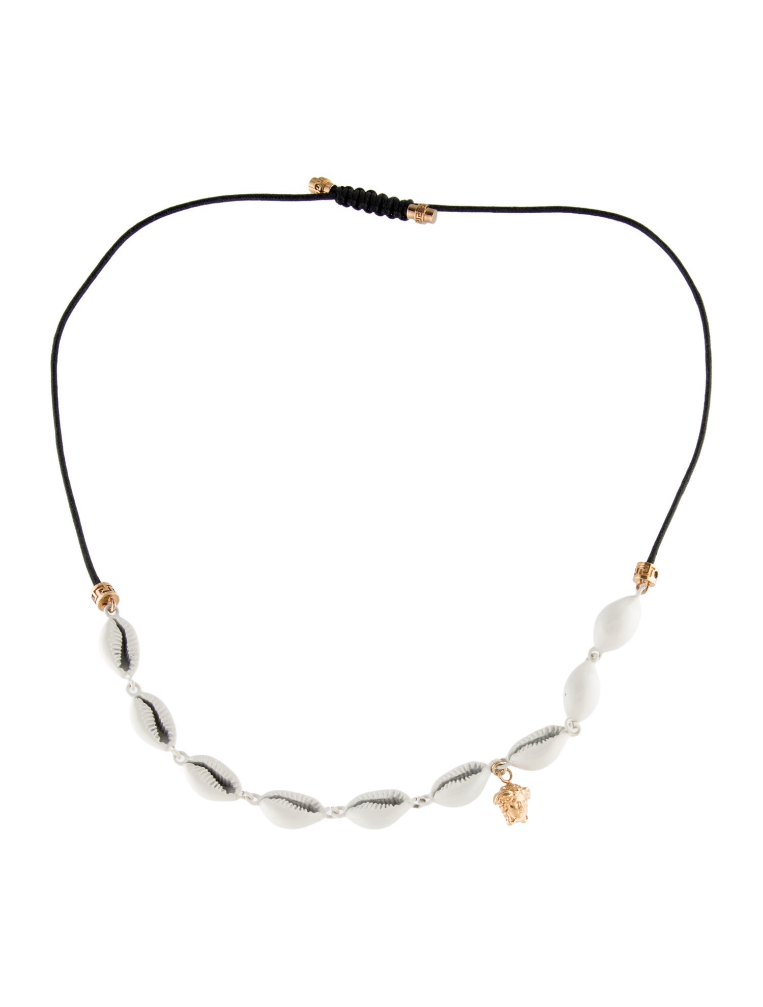 Versace Medusa Shell Collar Necklace