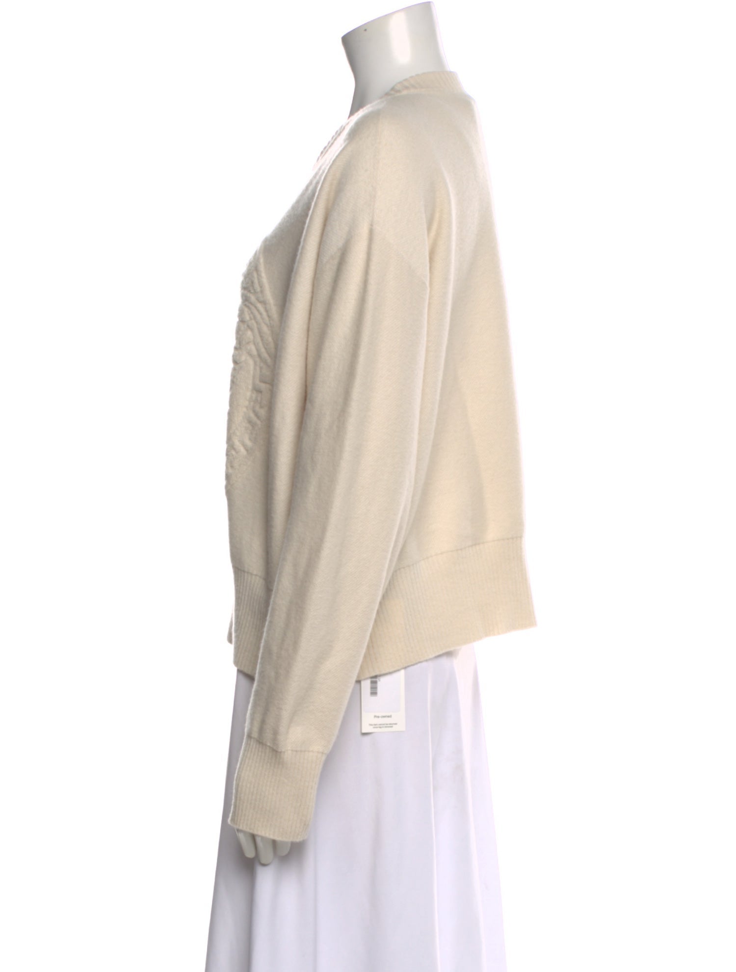 Versace Virgin Wool Graphic Print Sweater