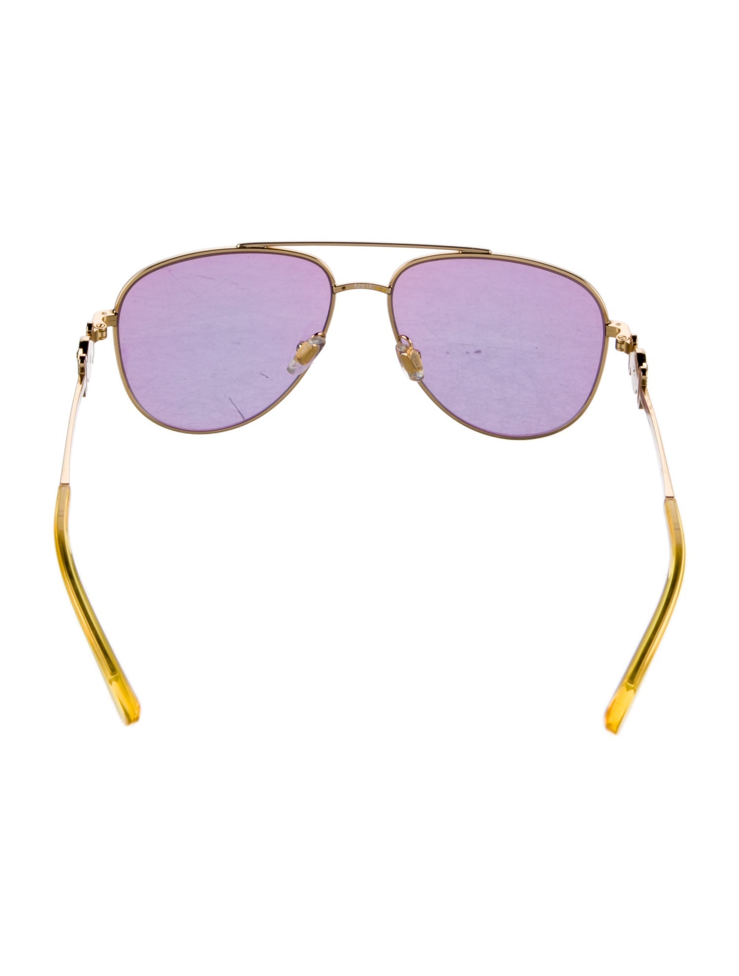 Versace Medusa Insignia Aviator Sunglasses