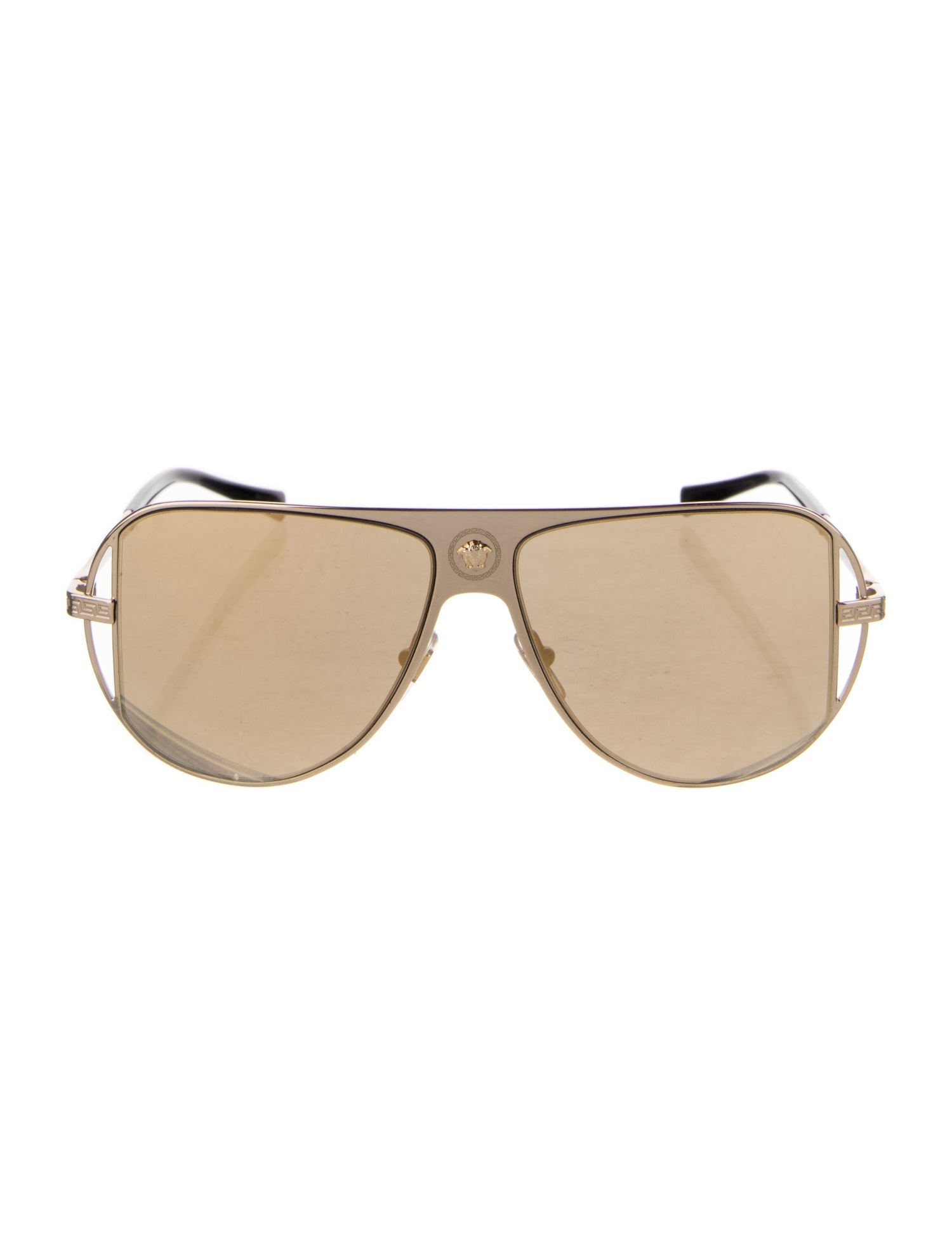 Versace Medusa Insignia Aviator Sunglasses