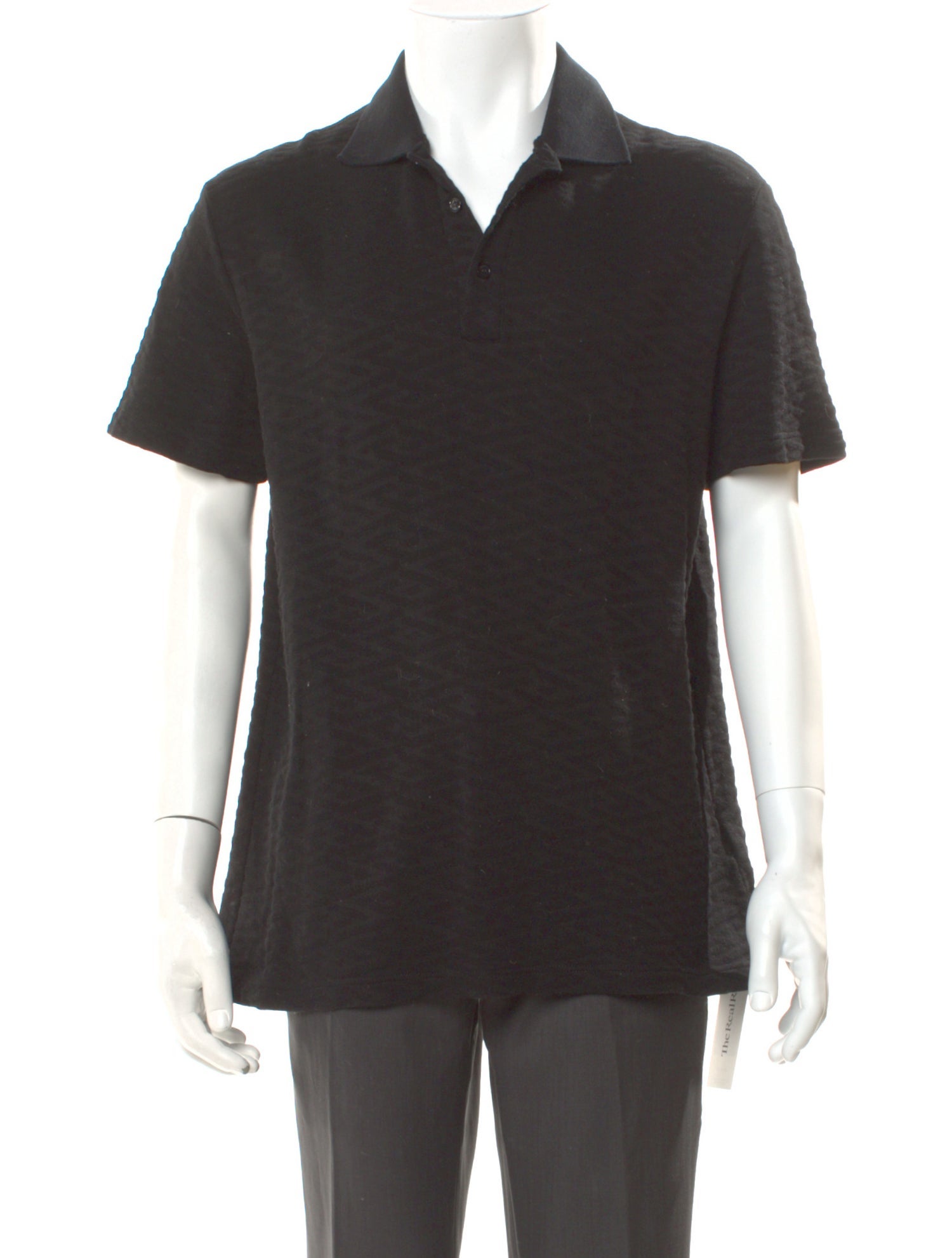 Versace V-Neck Short Sleeve Polo Shirt