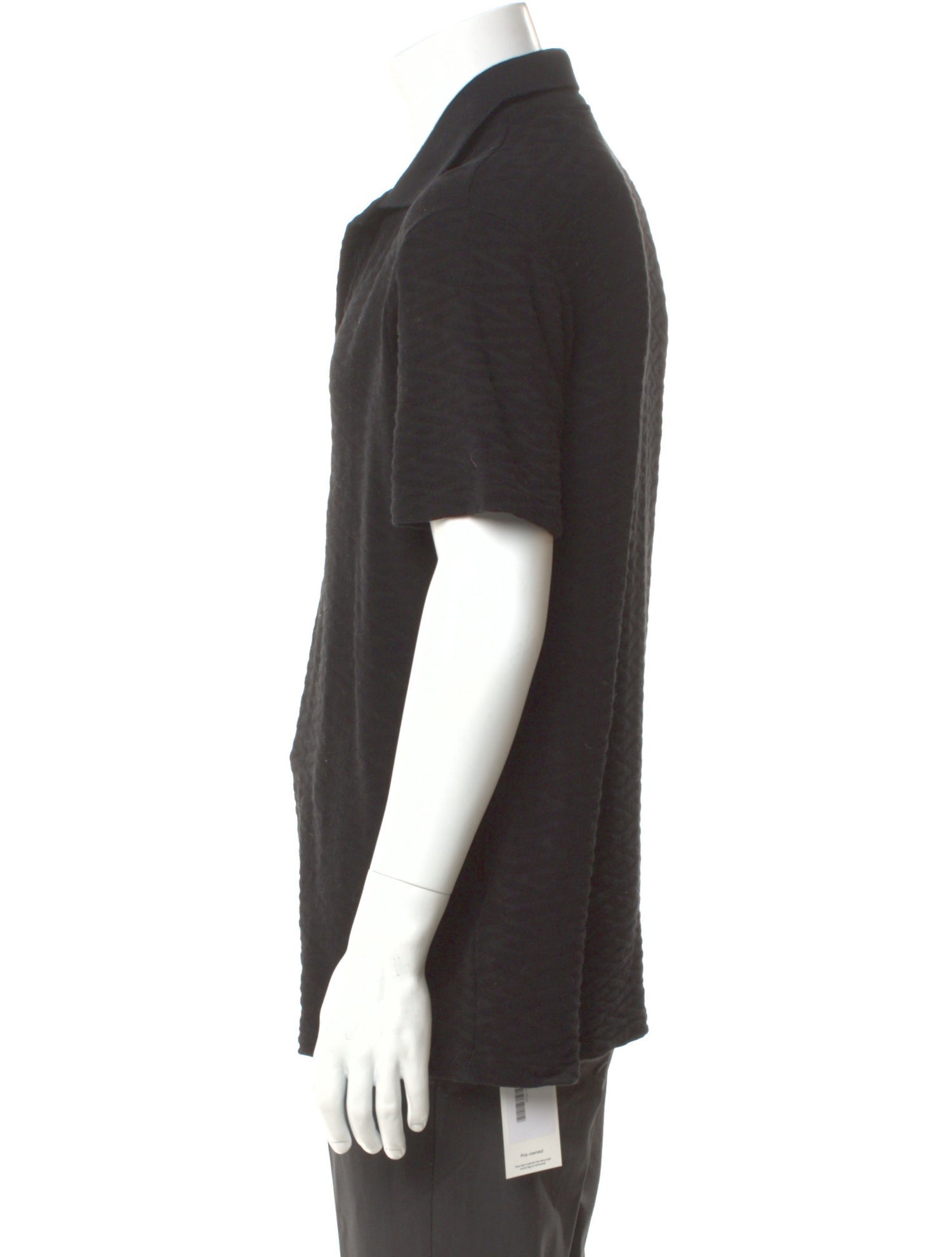 Versace V-Neck Short Sleeve Polo Shirt