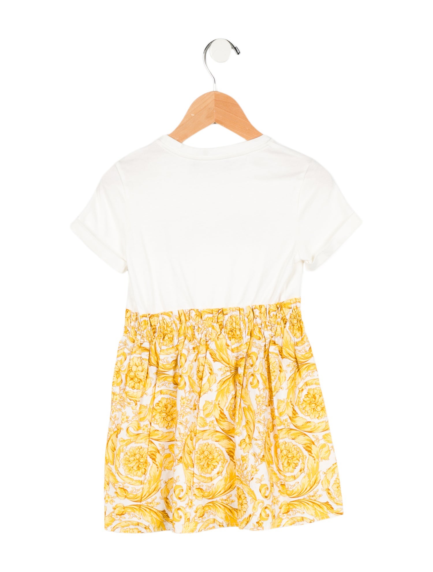 Versace Girls' Barocco Print Dress