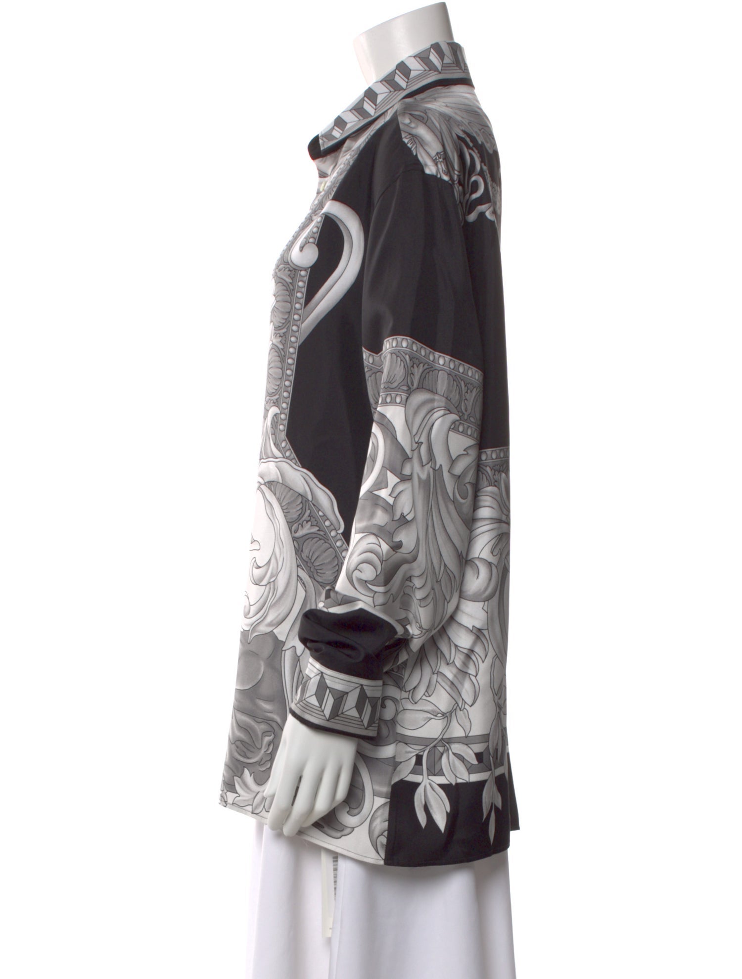 Versace Silk Printed Shirt