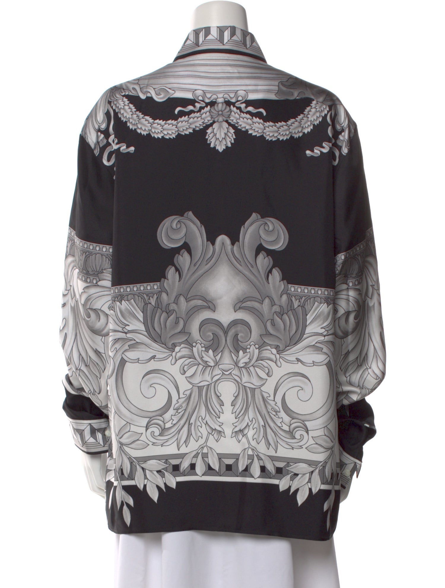 Versace Silk Printed Shirt