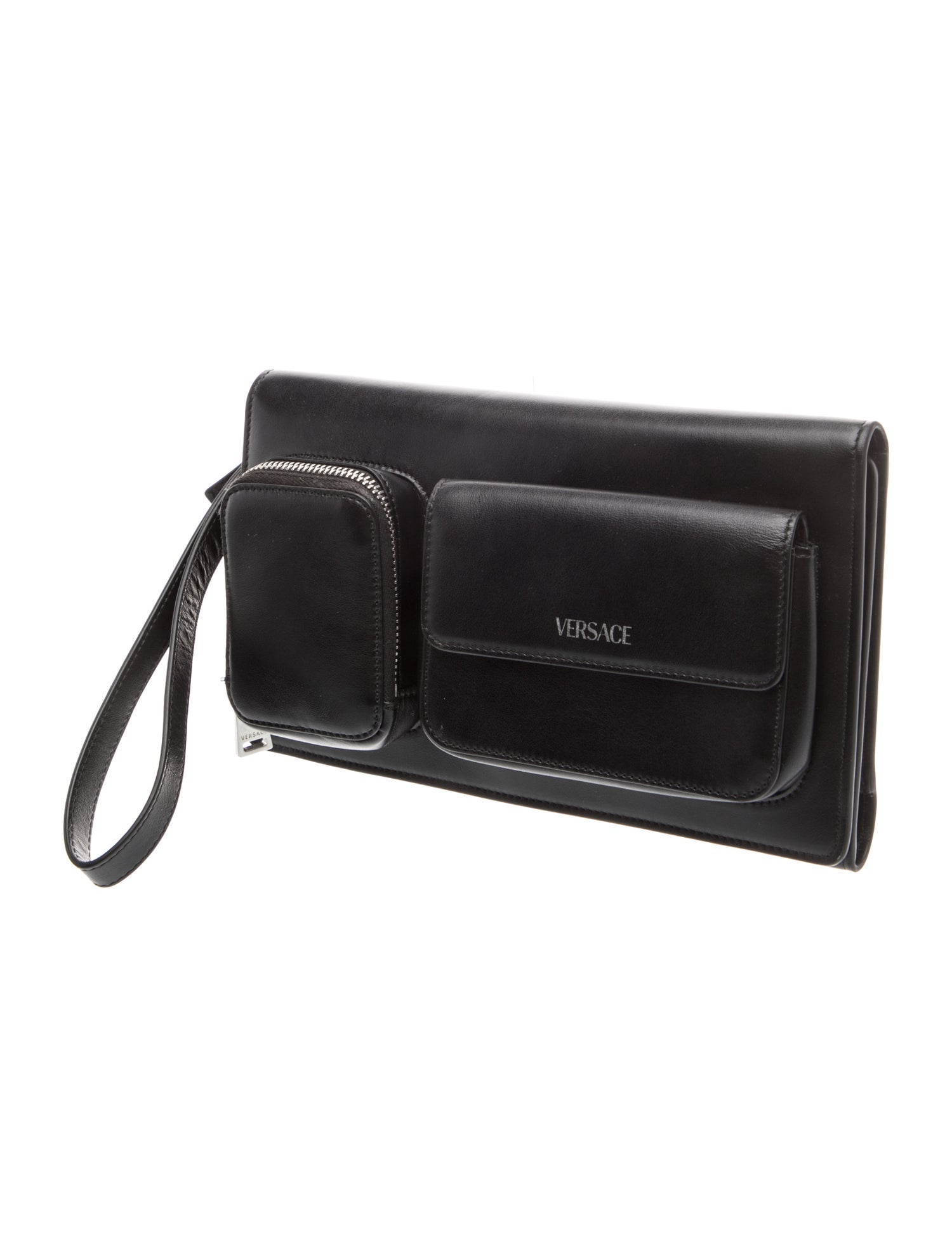Versace Leather Clutch