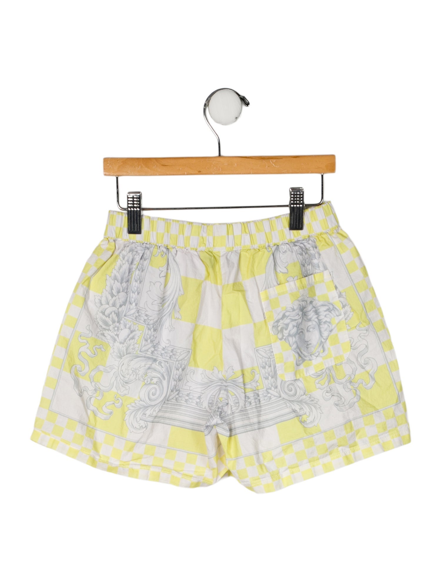 Versace Cotton All Over Print Shorts