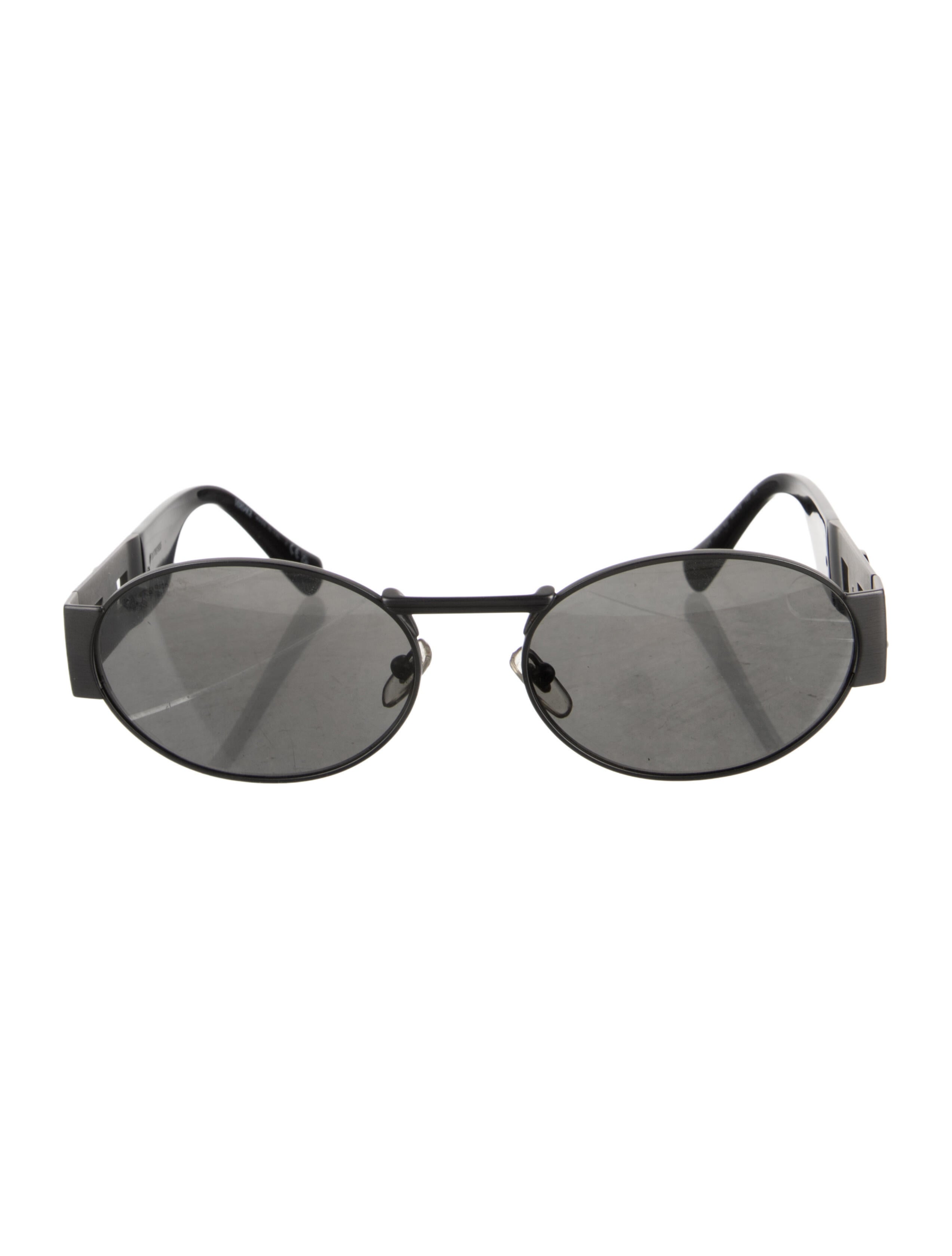Versace Medusa Insignia Round Sunglasses